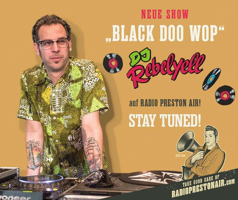 DJ Rebelyell mit Black Doo Wop für Radio Preston Air DJ Rebelyell mit Black Doo Wop für Radio Preston Air