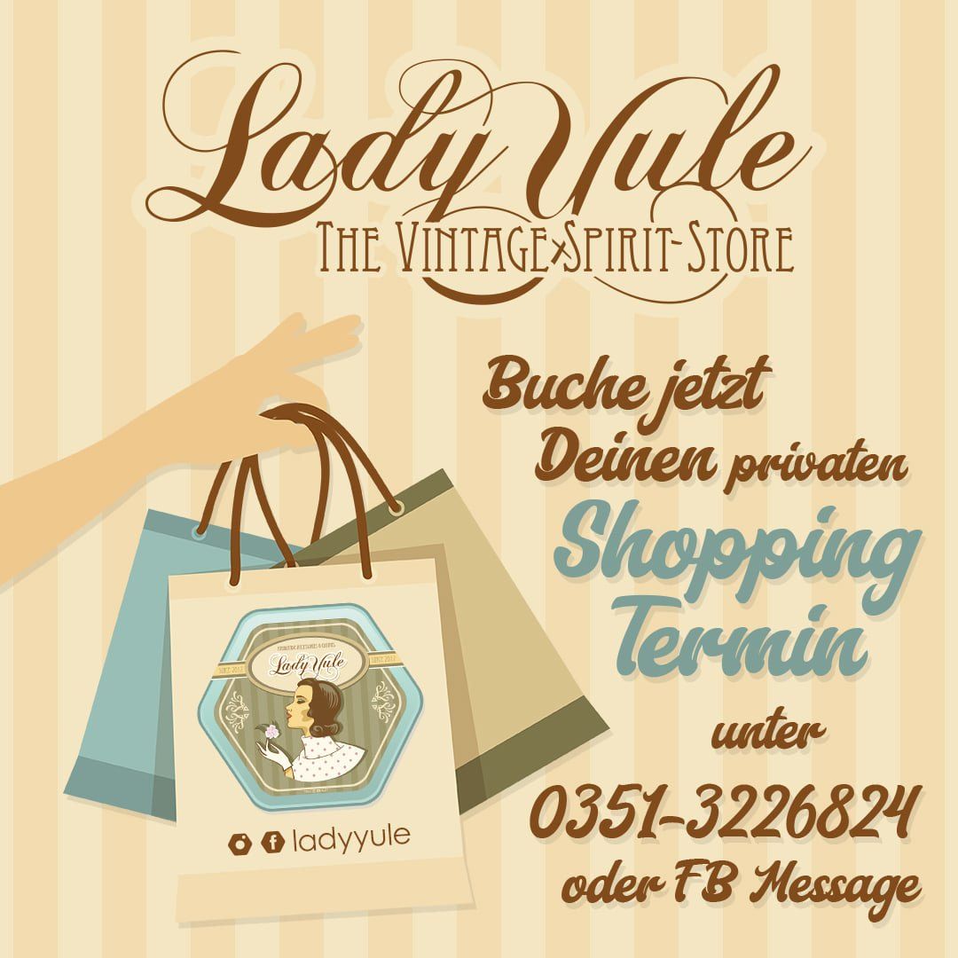 Jetzt telefonisch Shopping Termin bei Lady Yule buchen Jetzt telefonisch Shopping Termin bei Lady Yule buchen