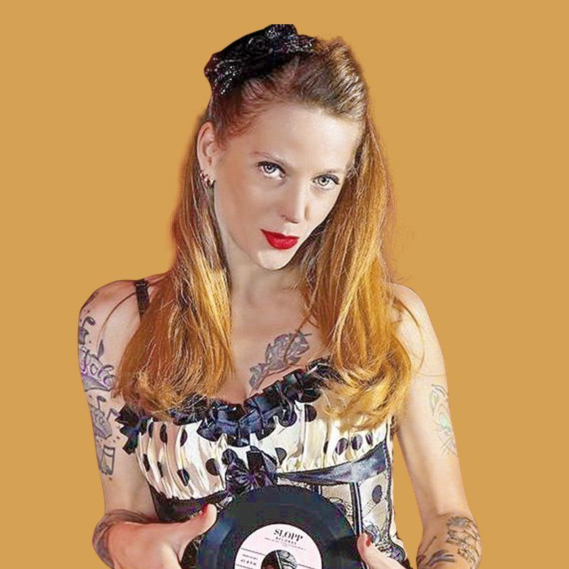 DJ Crazy Sascha in cooler Lederjacke DJ Crazy Sascha in cooler Lederjacke