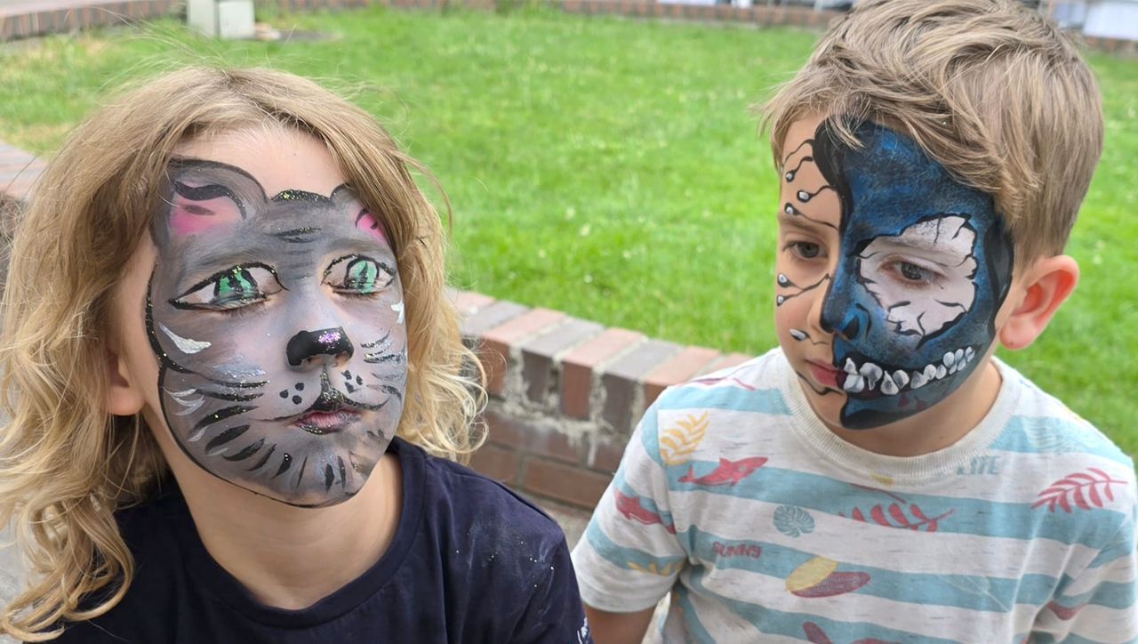 Kinderschminken Naturkosmetik Karlsruhe Jungs