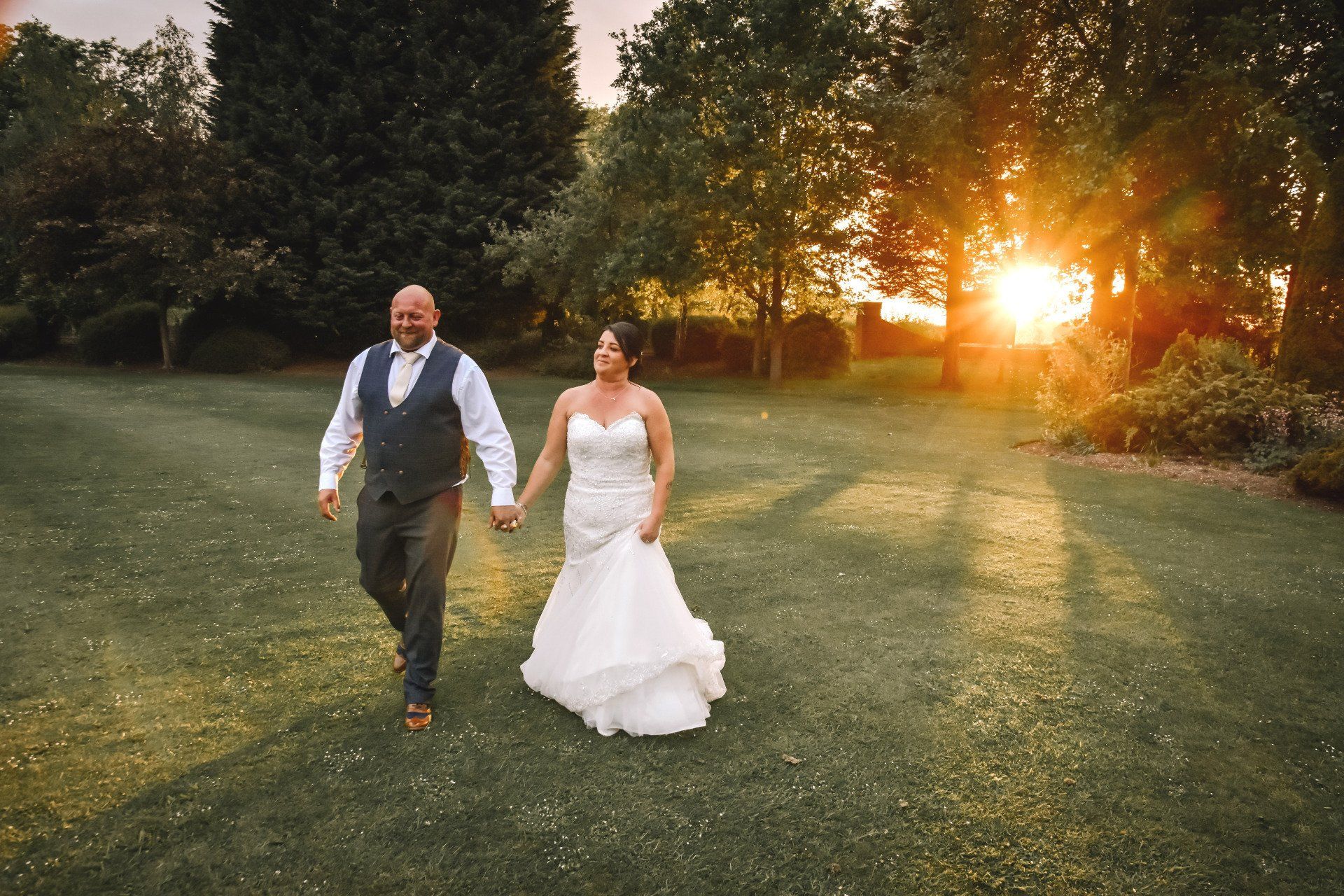 They got married