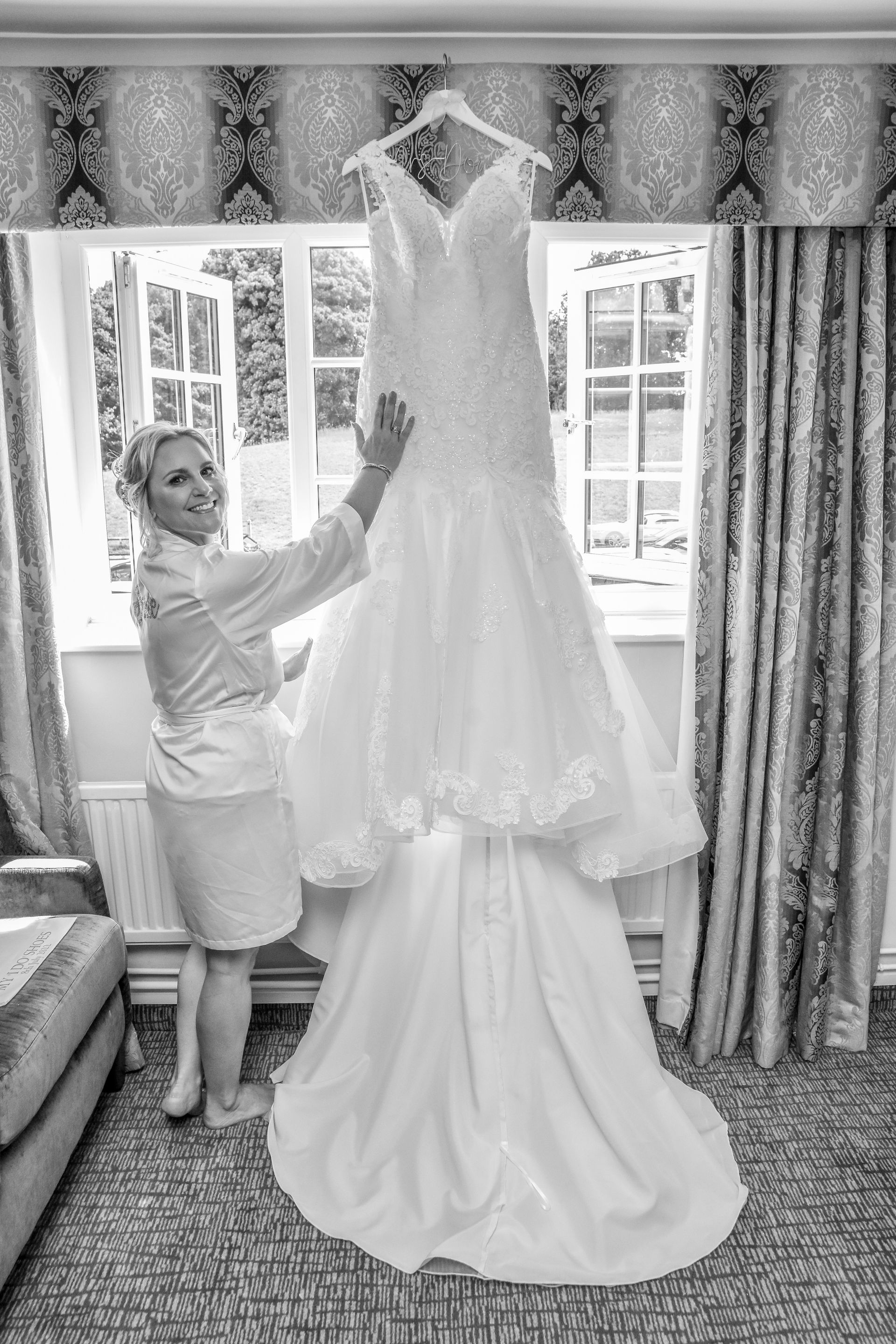 Bride and Wedding Dress