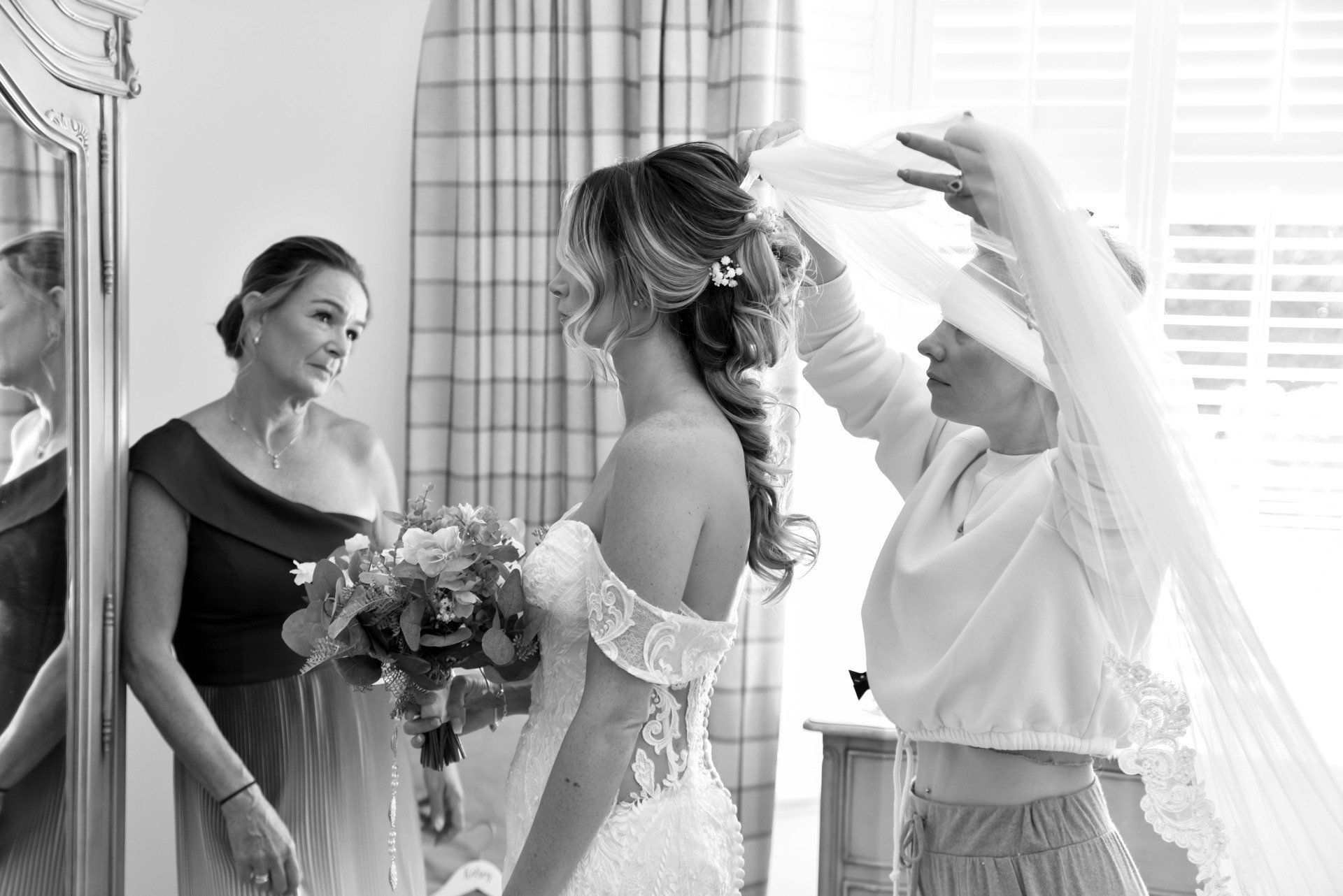 Bridal Prep with mum