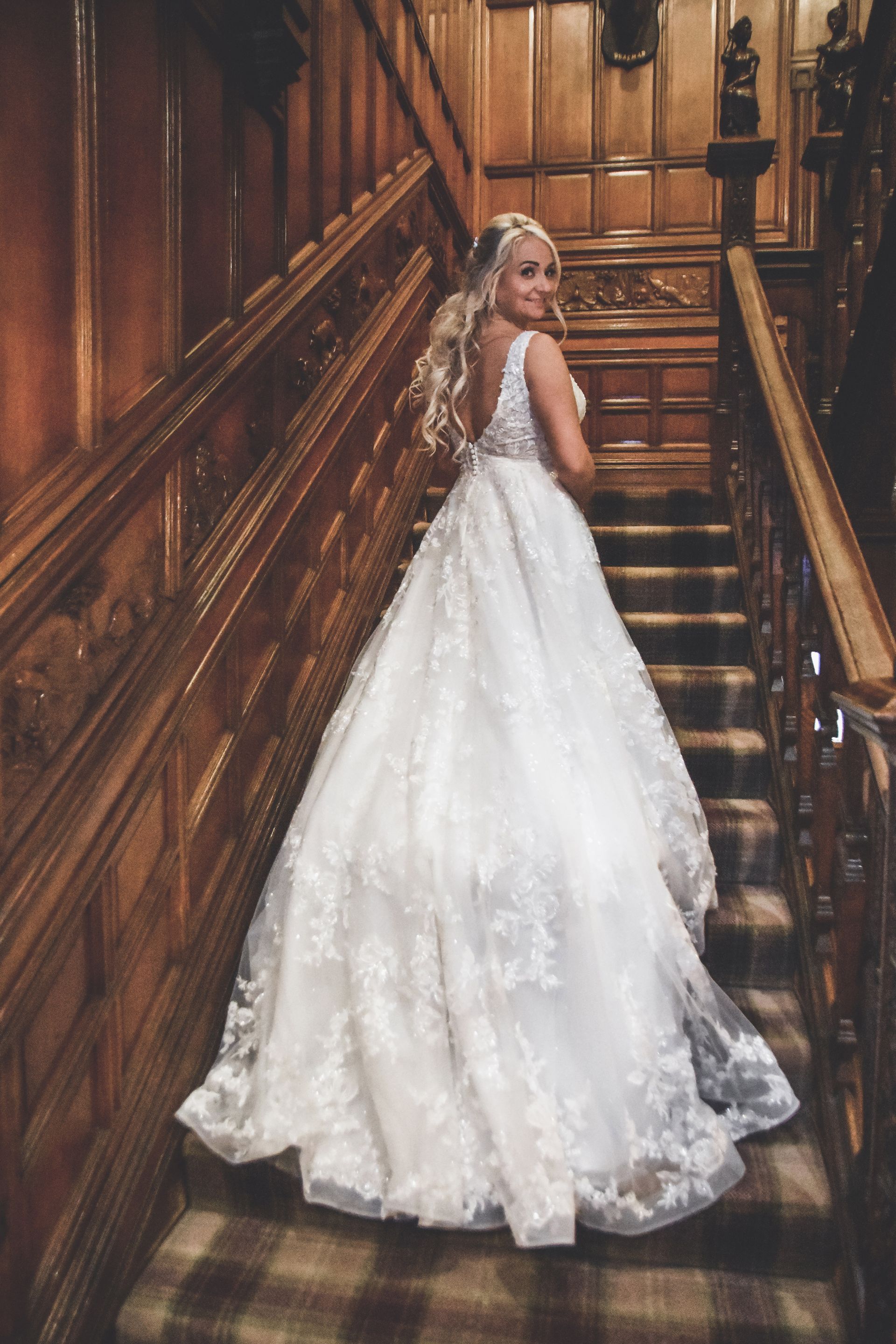 Bride on the Staircase