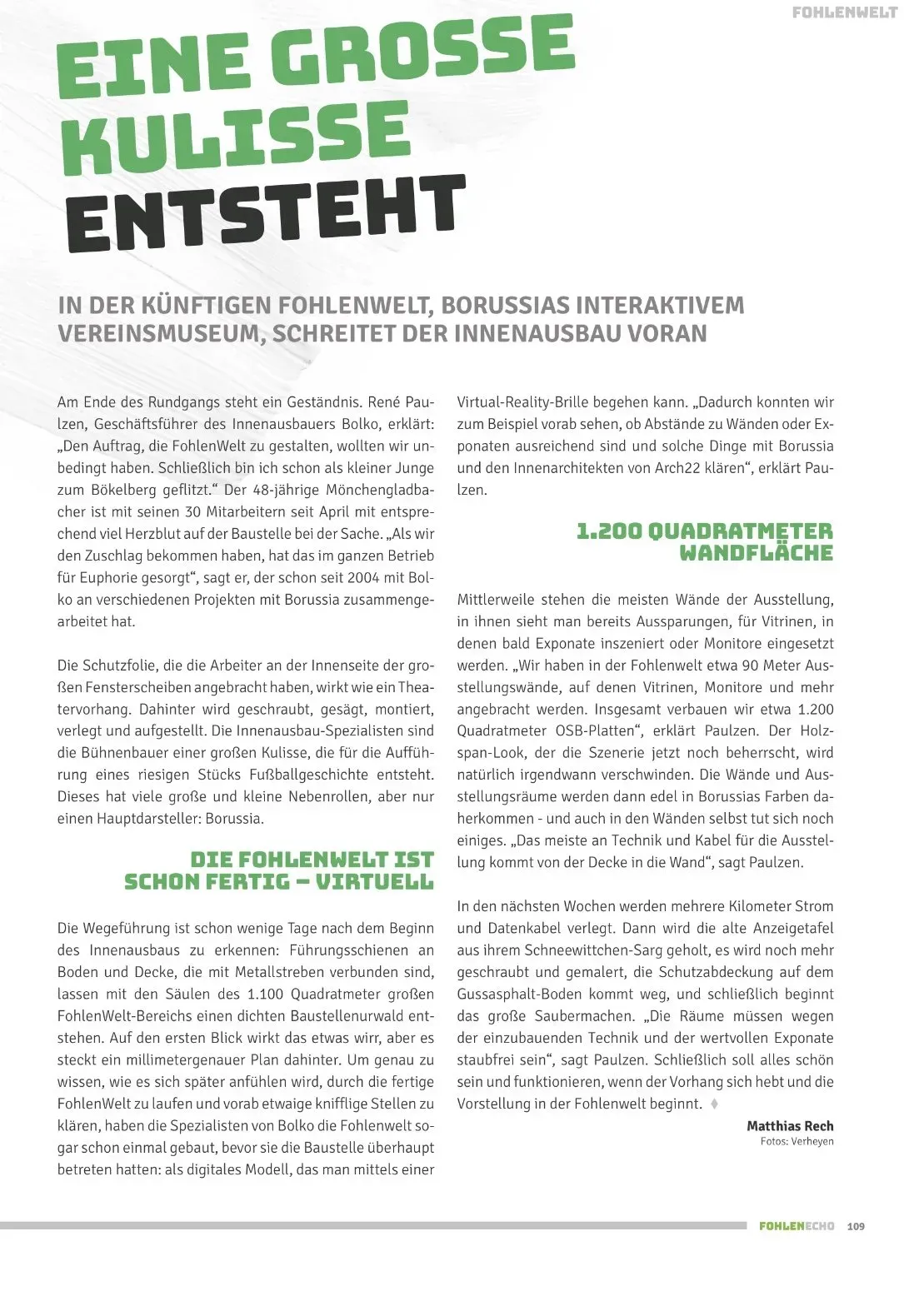 Borussia interaktives Vereinsmuseum