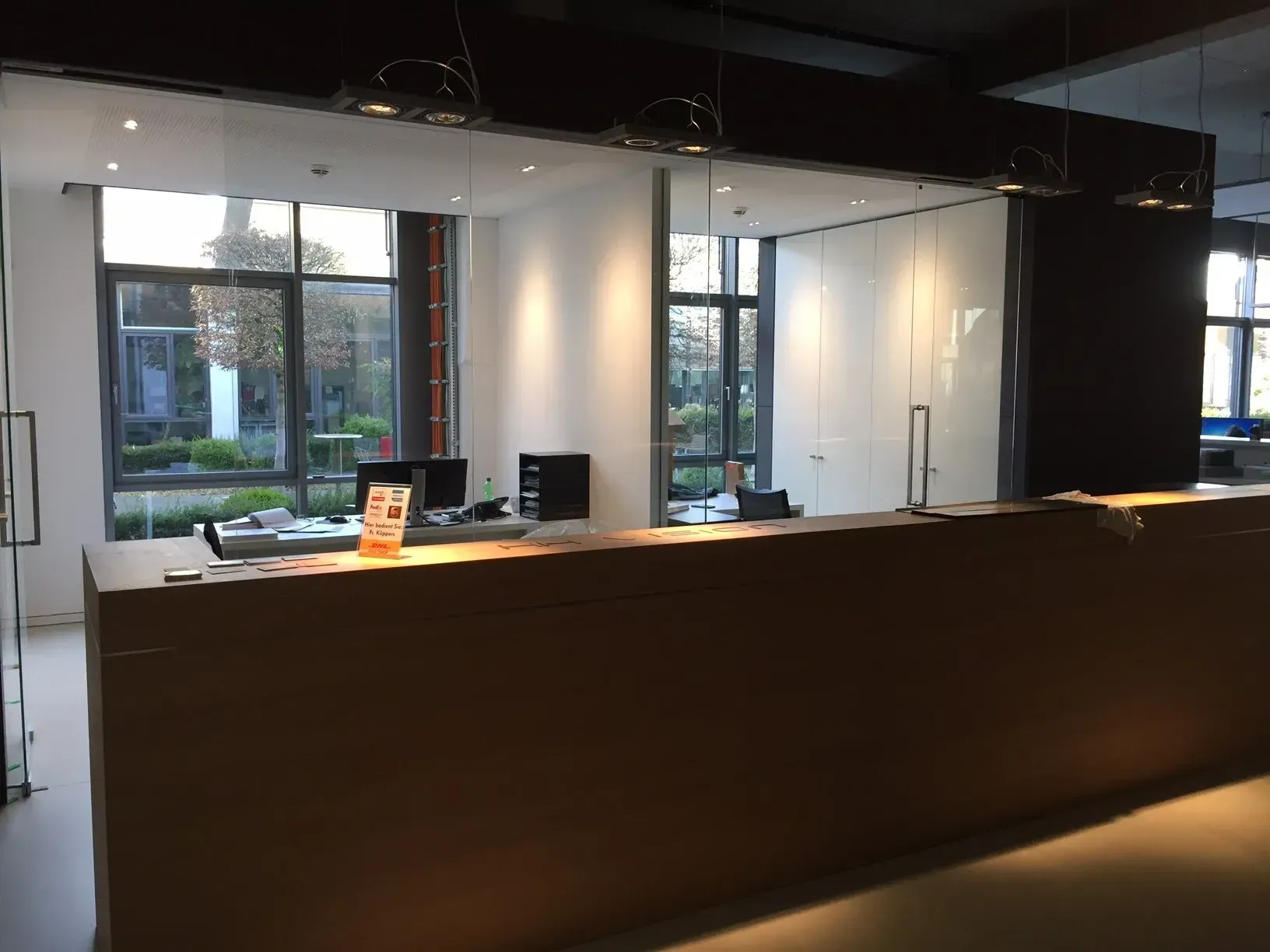 Empfangsbereich mit Theke