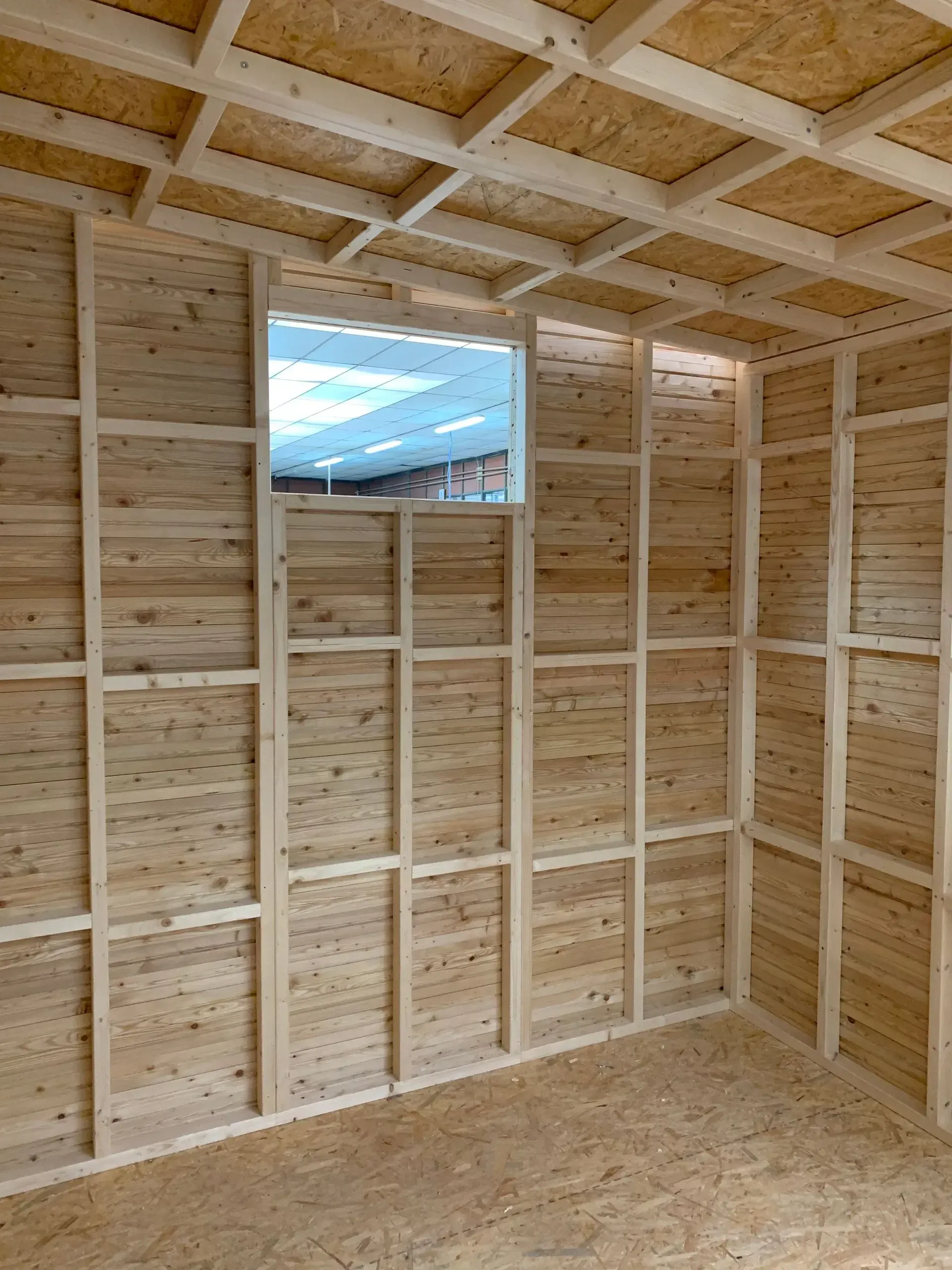 Sauna Innen Kontruktion