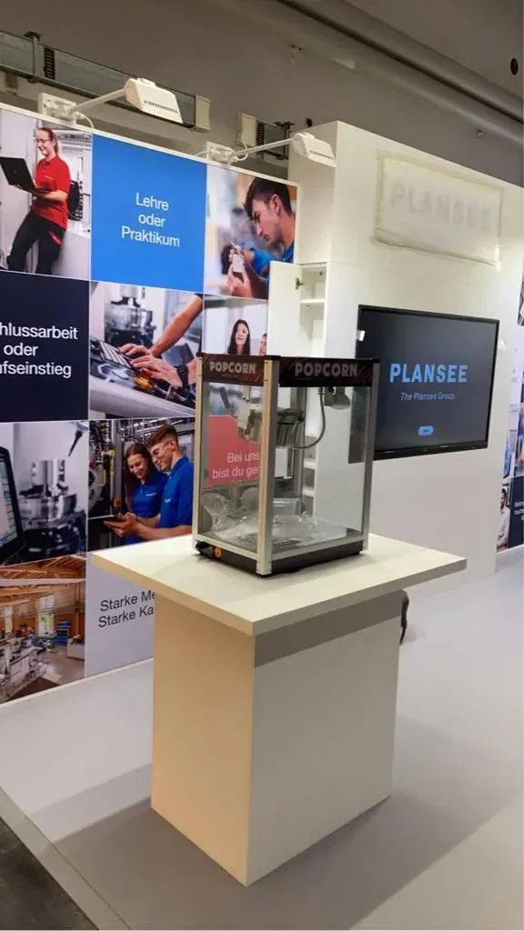 Messen Koje Popcornmaschine