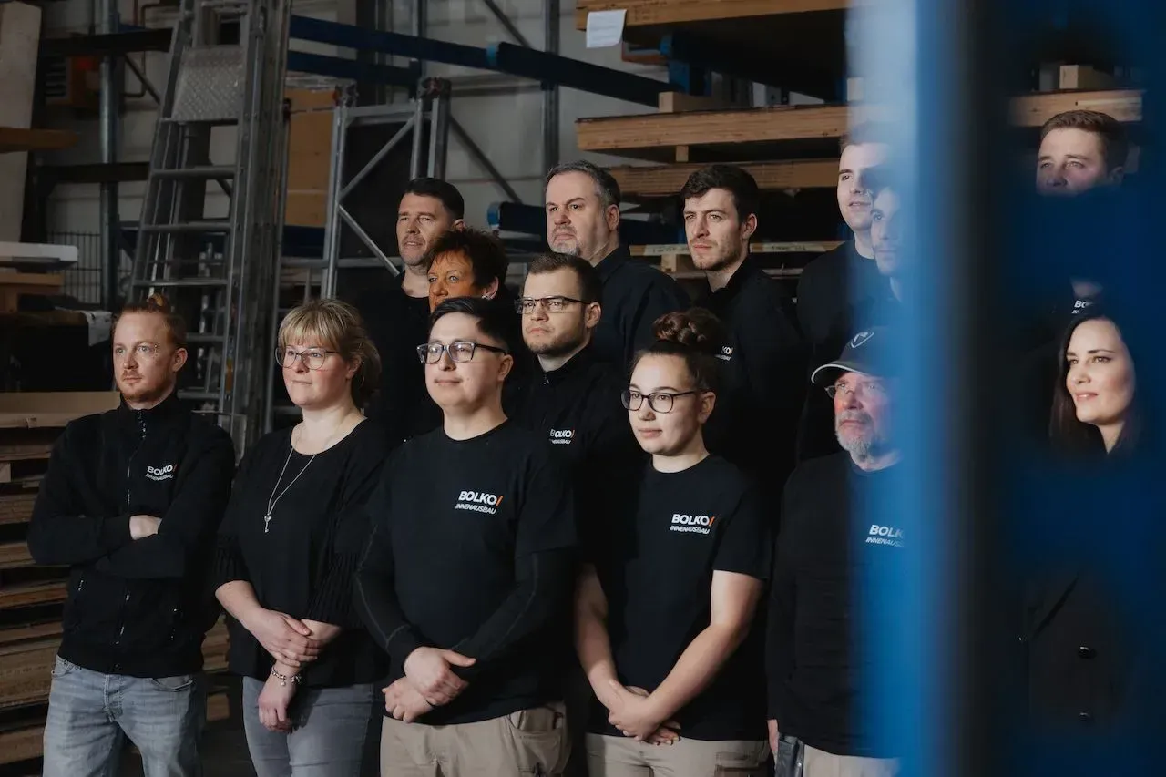 Gruppenfoto vom Team Bolko