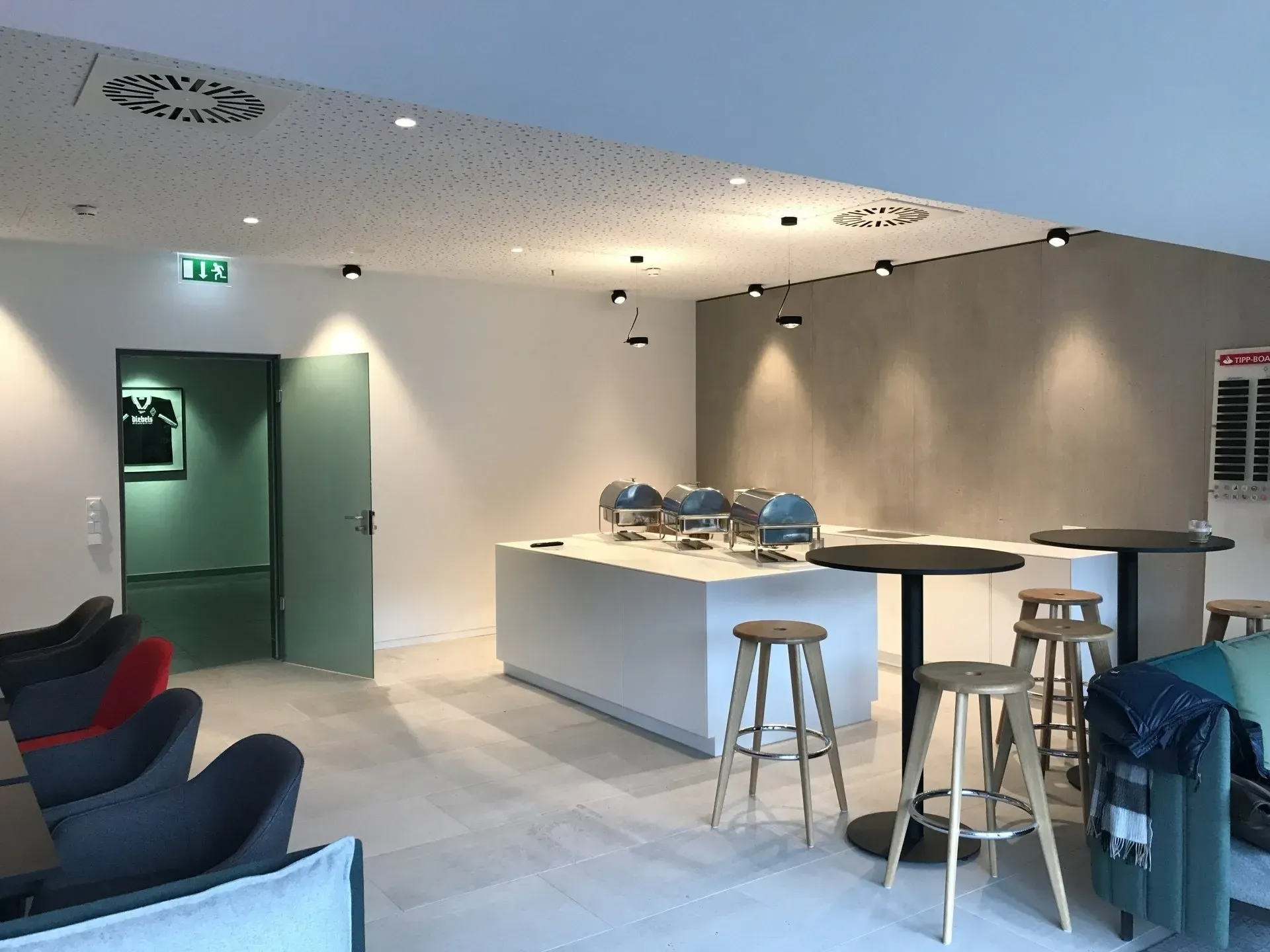 Santander Catering Bereich