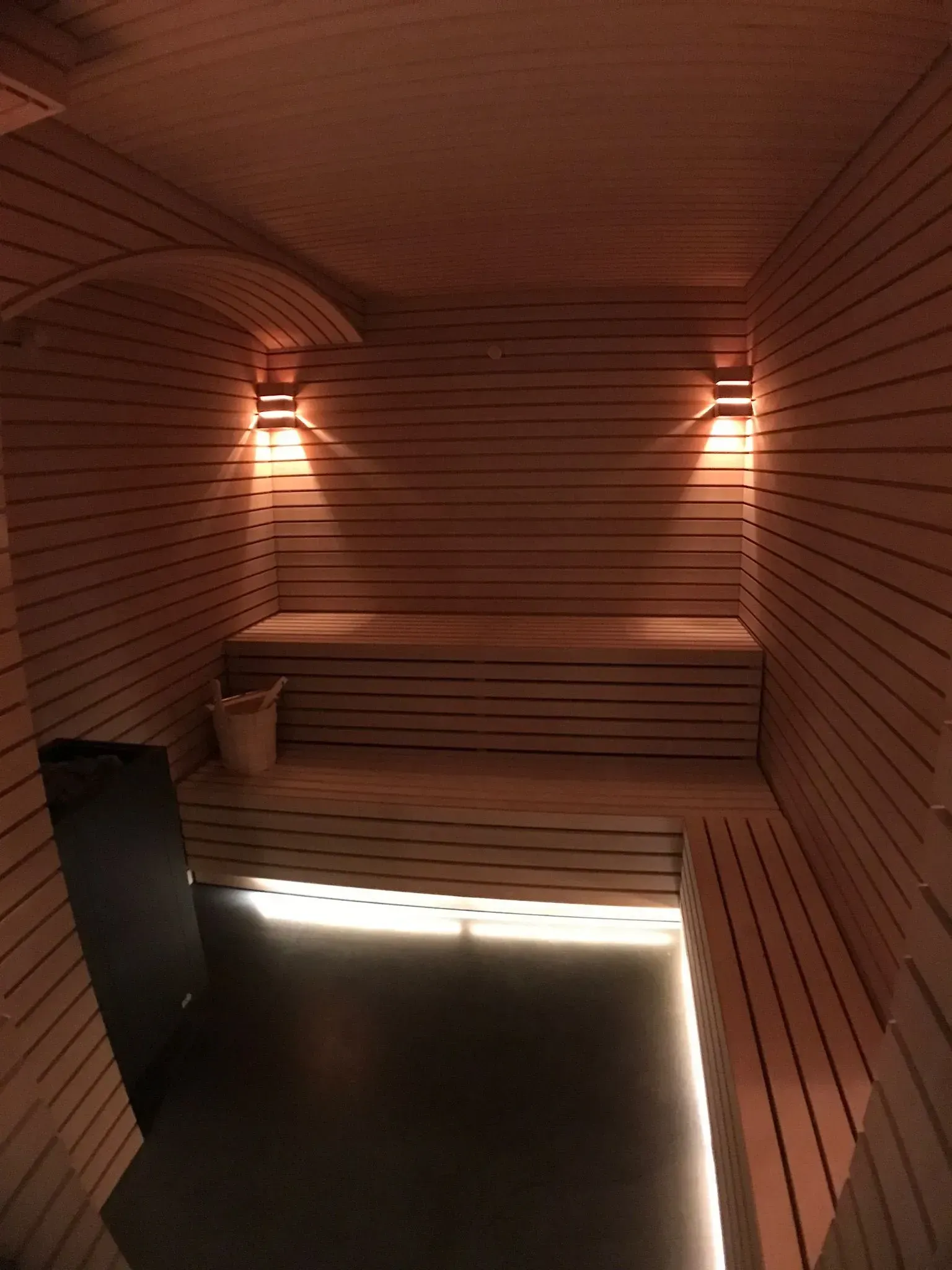 Innenbereich von Sauna