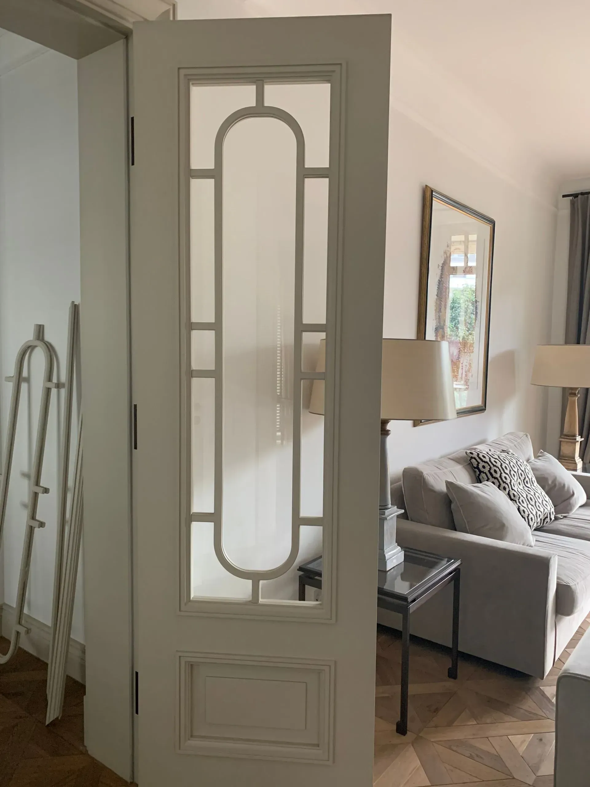 Tür mit Glaseinsatz