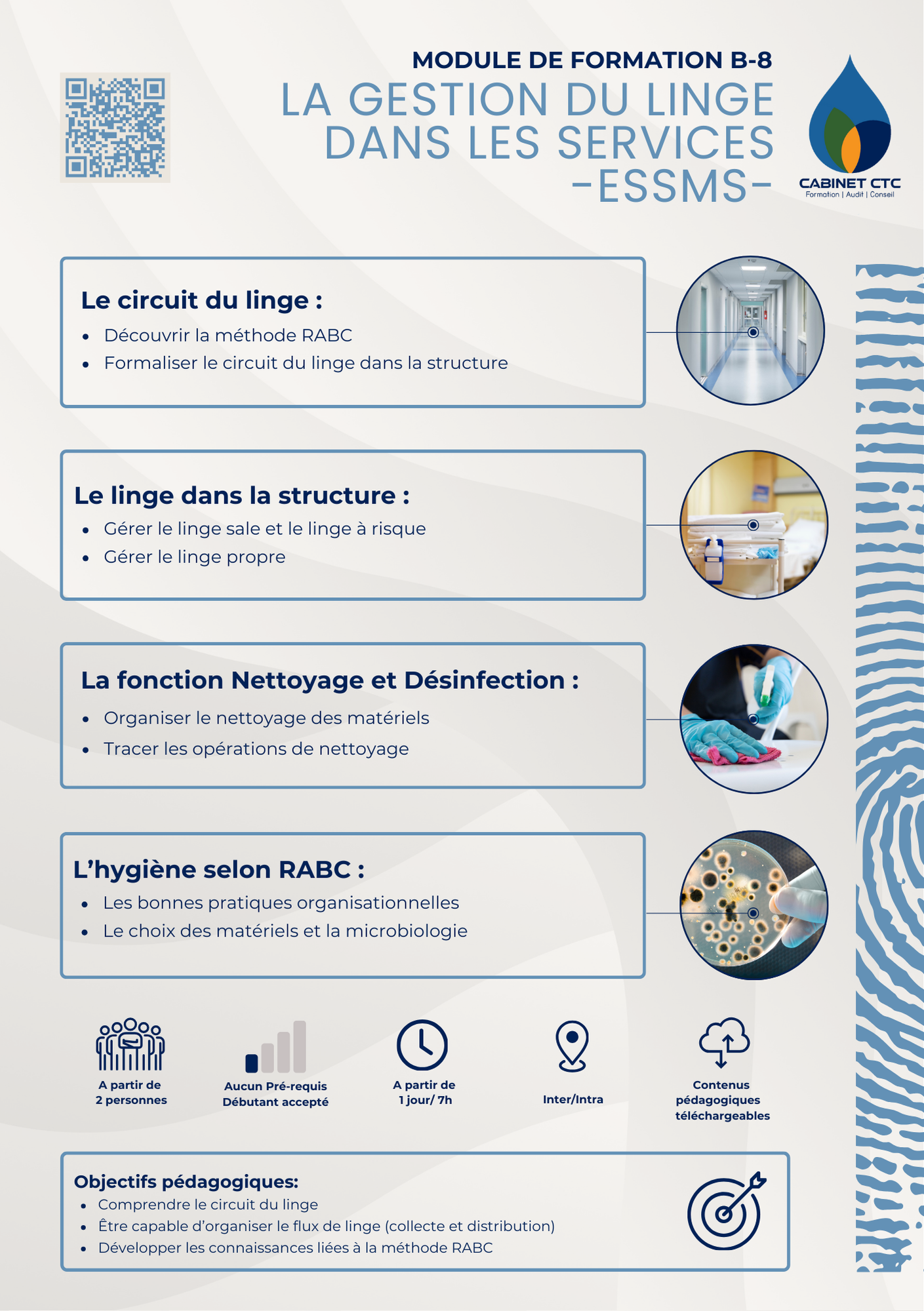 Programme formation Gestion du linge DANS les services (ESSMS) Gestion du linge DANS les services (ESSMS)