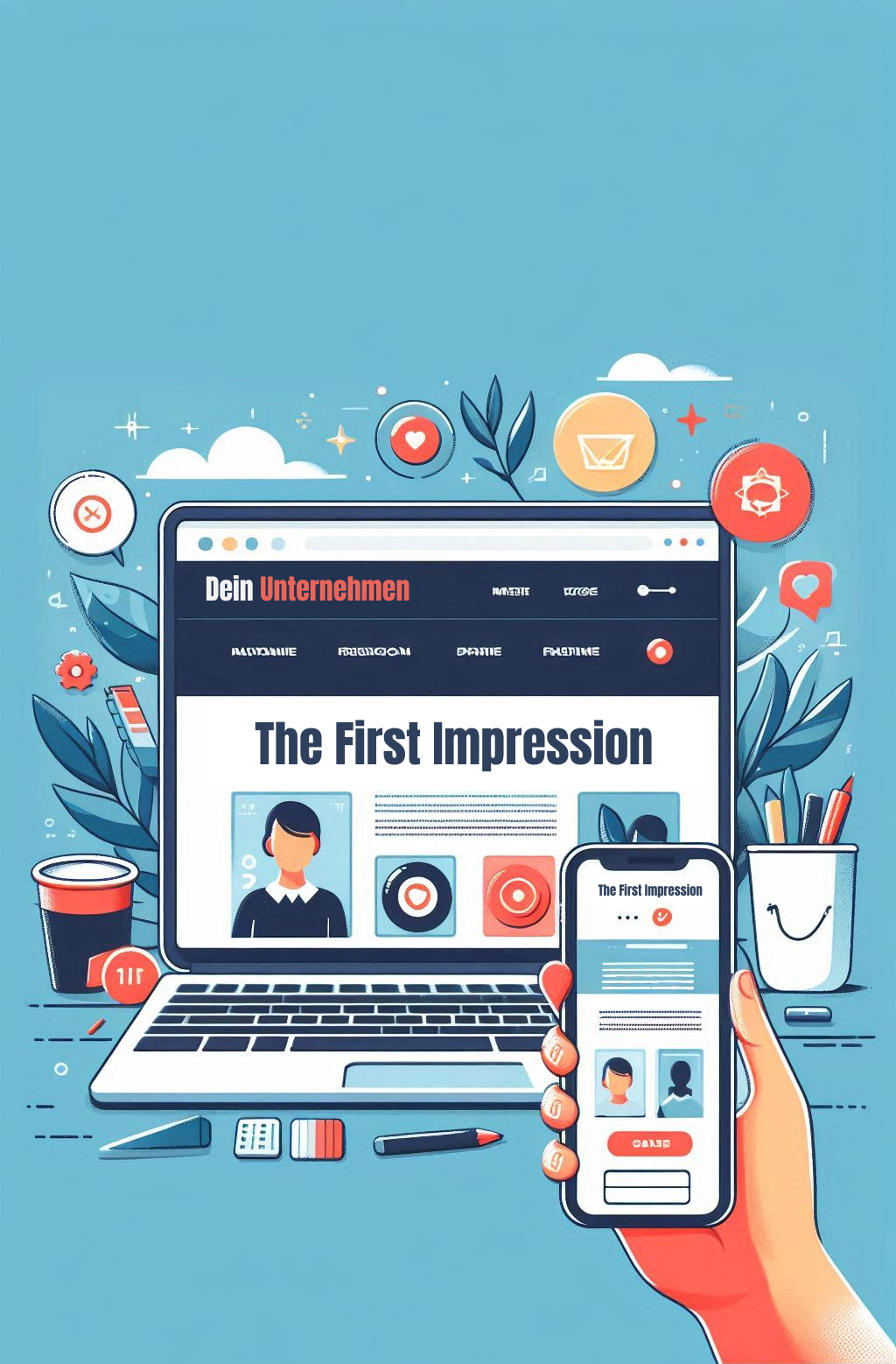Warum eine starke Online-Präsenz für Kleinunternehmen unerlässlich ist - Der erste Eindruck zählt, auch online