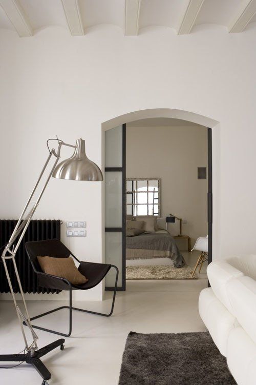 Porte a soppalco stile industriale francese