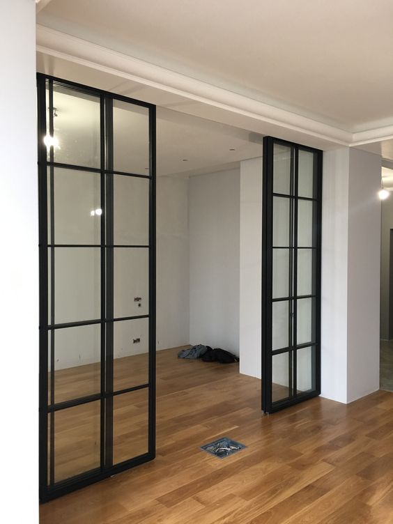 Porte a soppalco stile industriale francese
