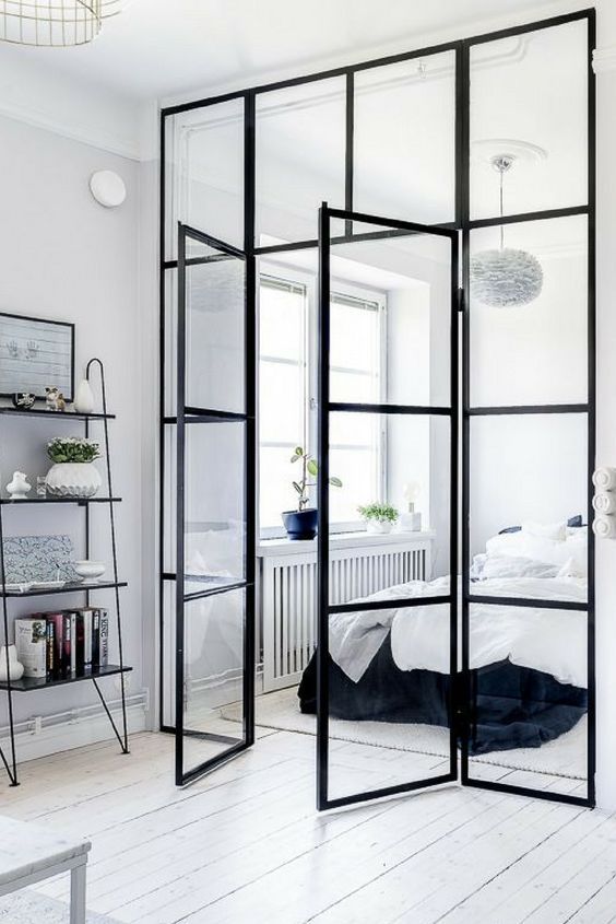 Portes de loft style industriel français