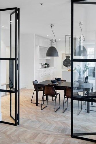 Portes de loft style industriel français