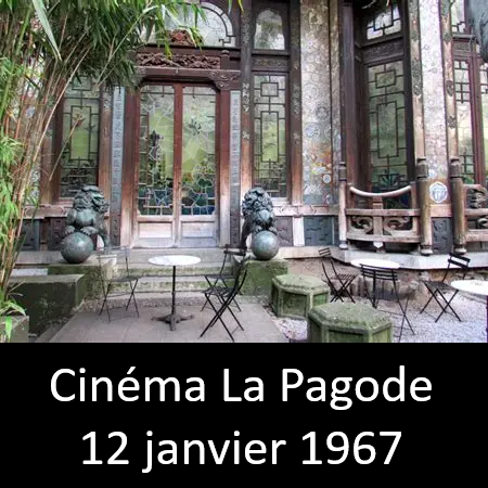 Le 12 janvier 1967 à La Pagode.