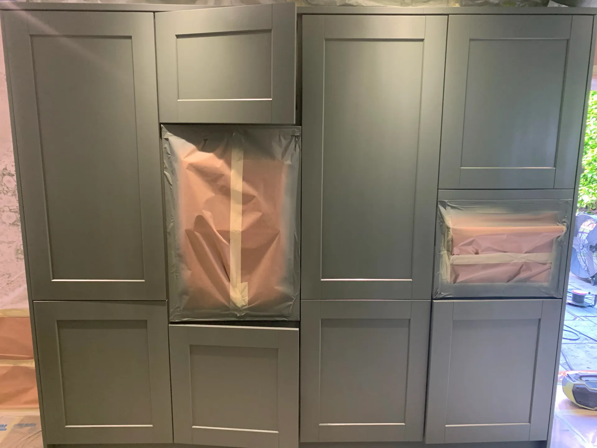 Kitchen Respray (During)