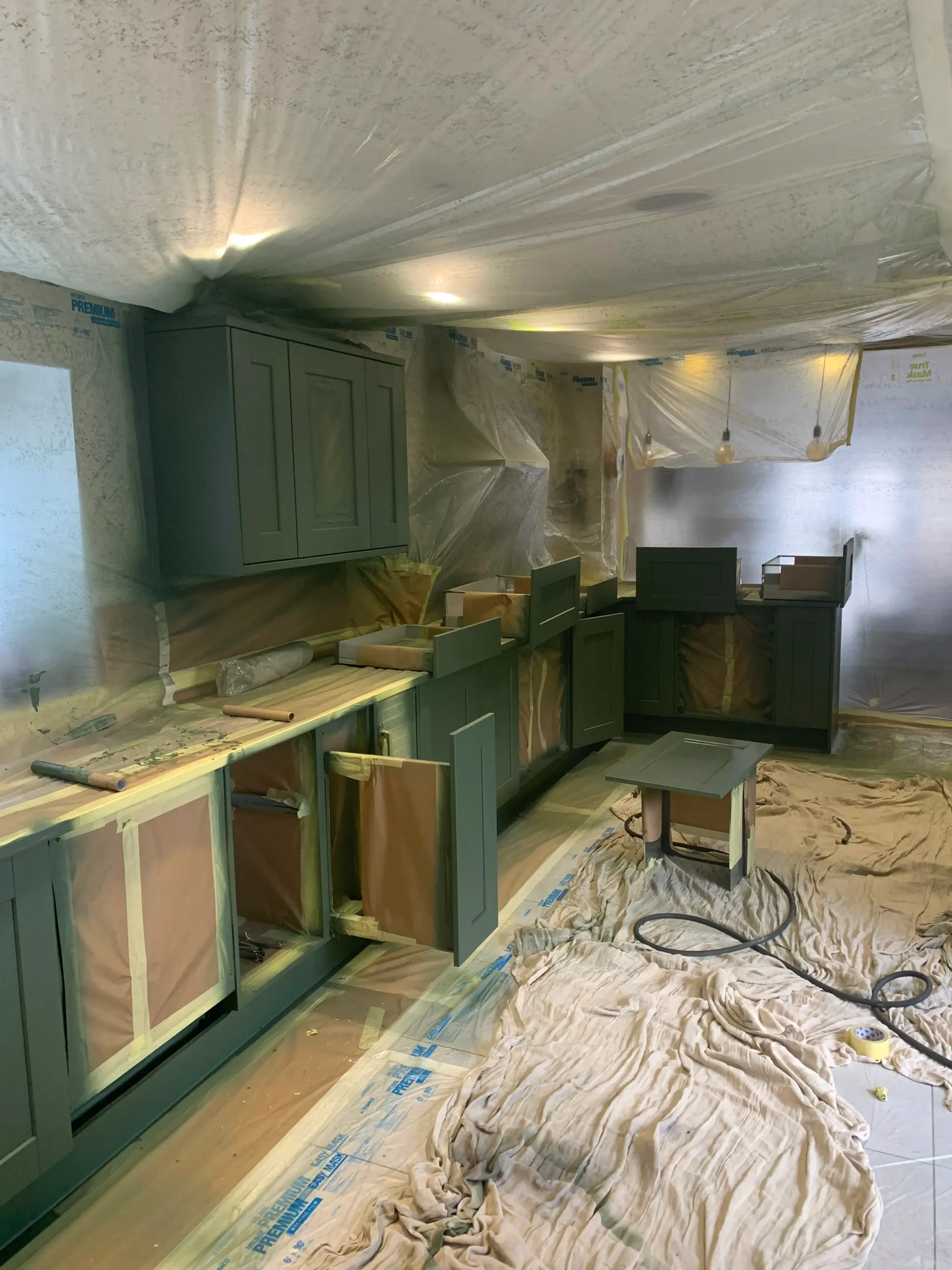 Spray Painting Kitchens