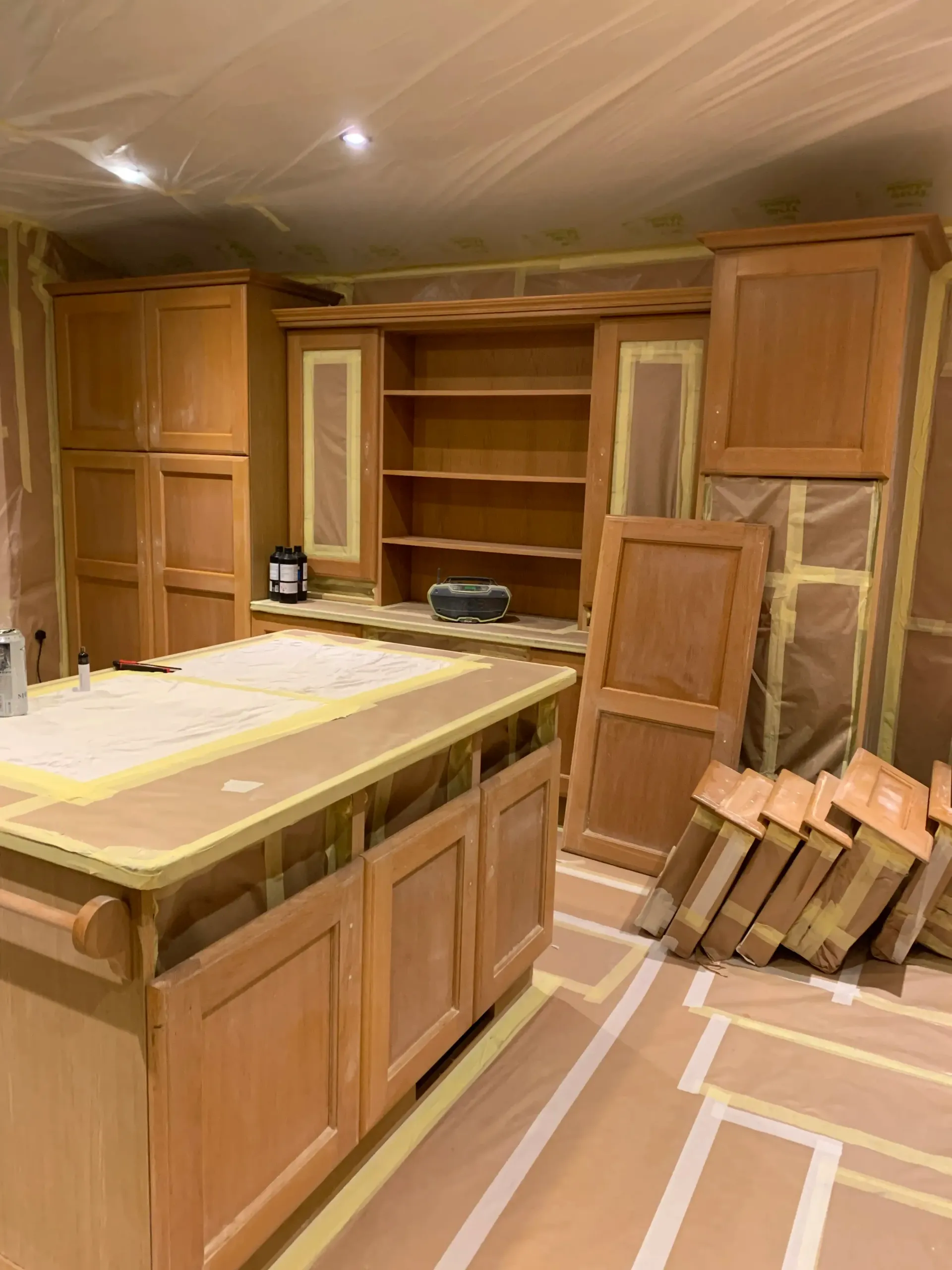 Cost to Spray Paint Kitchen Cabinets