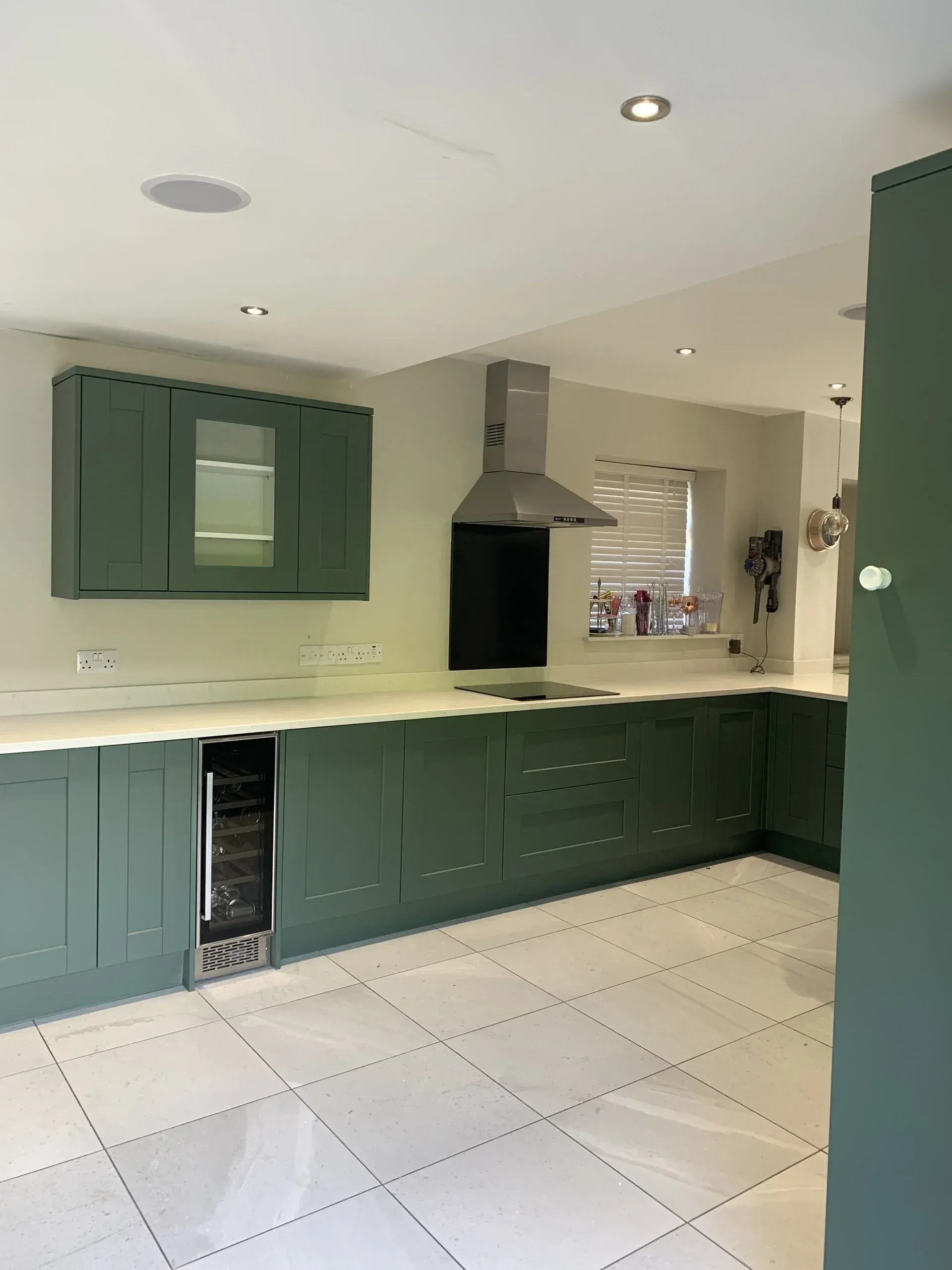 spray painted kitchen