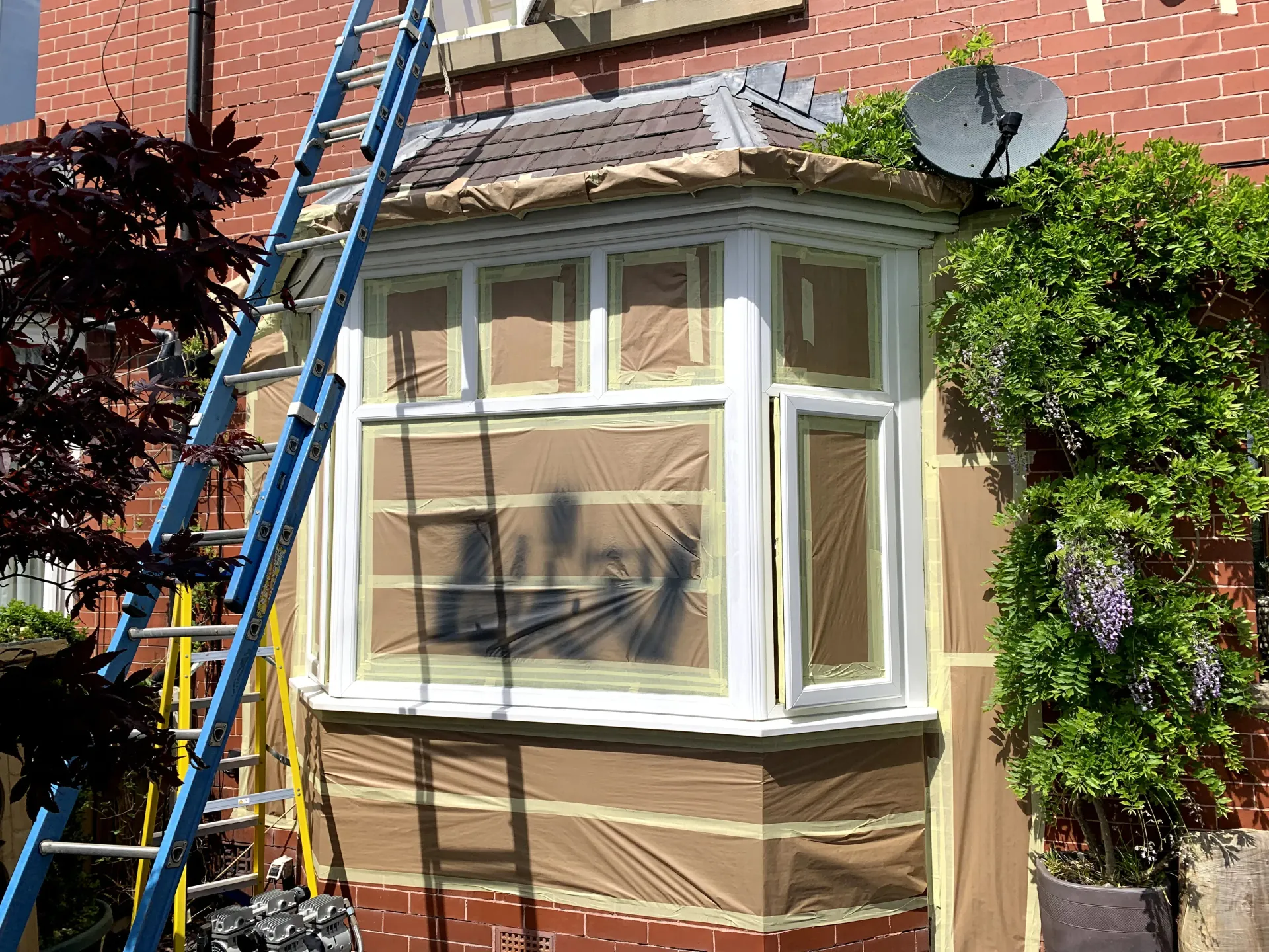 upvc window painting manchester