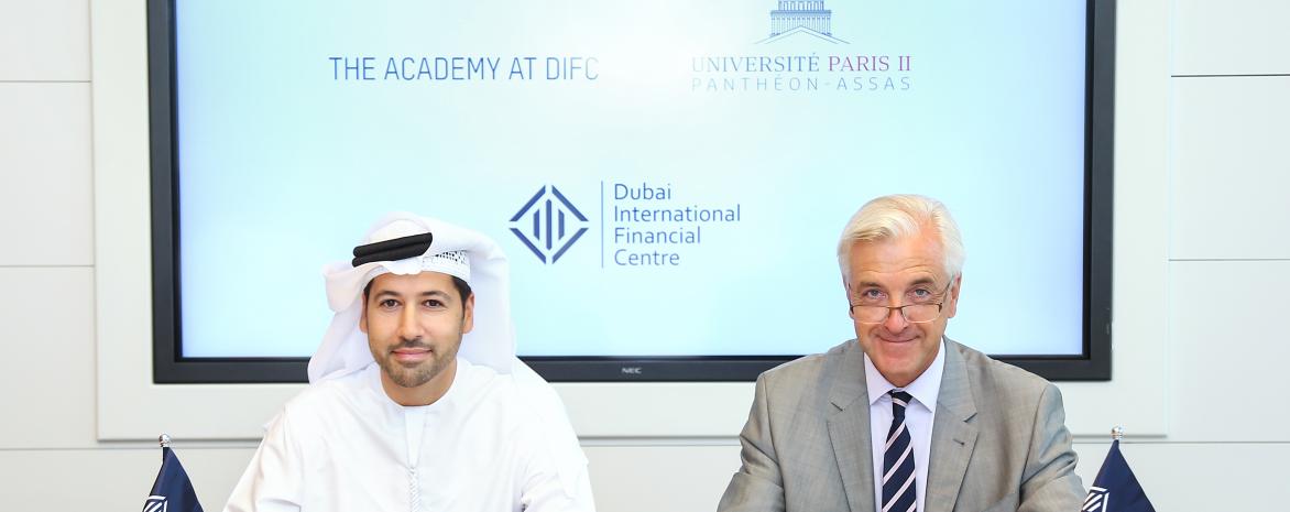 M.Arif Amiri et M. le président Leyte