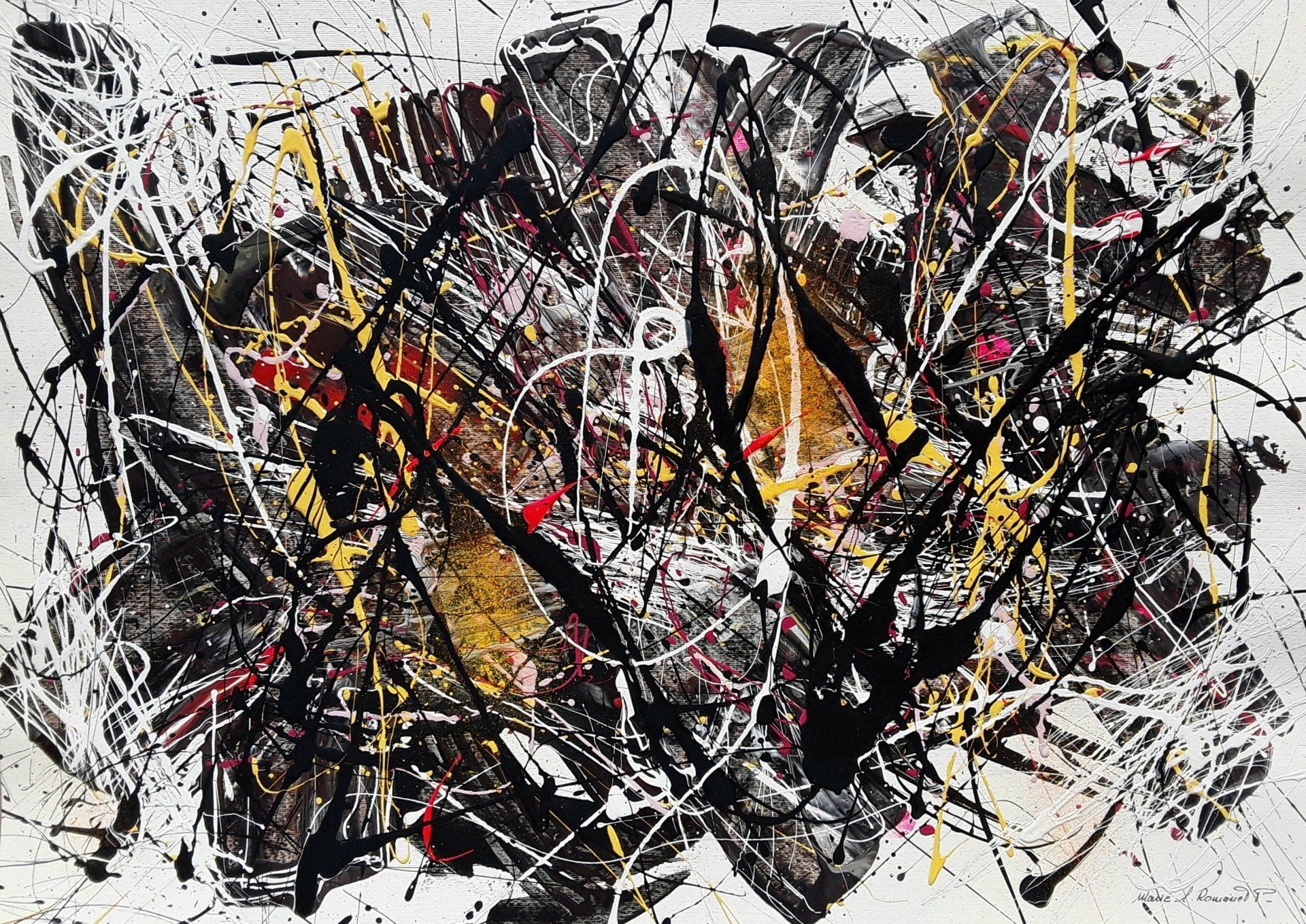 Abstract expressioni  Pollock style