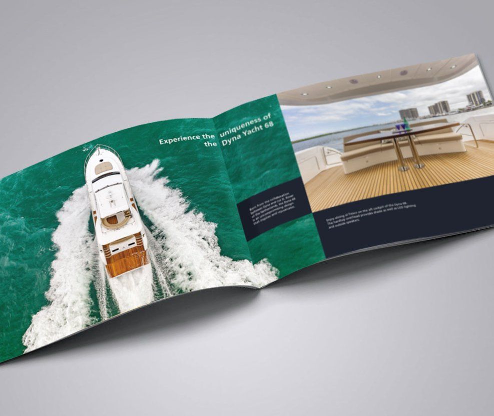Content-rich, graphically appealing and expertly printed brochures effectively communicating your company’s values