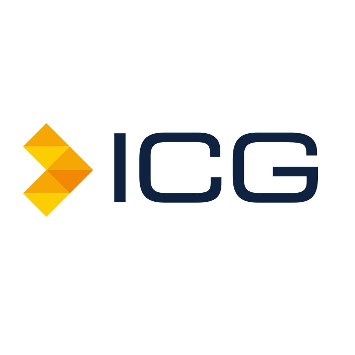 Logo for Integrity Communications Group featuring a bold, sleek, professional design conveying trust, security and expertise