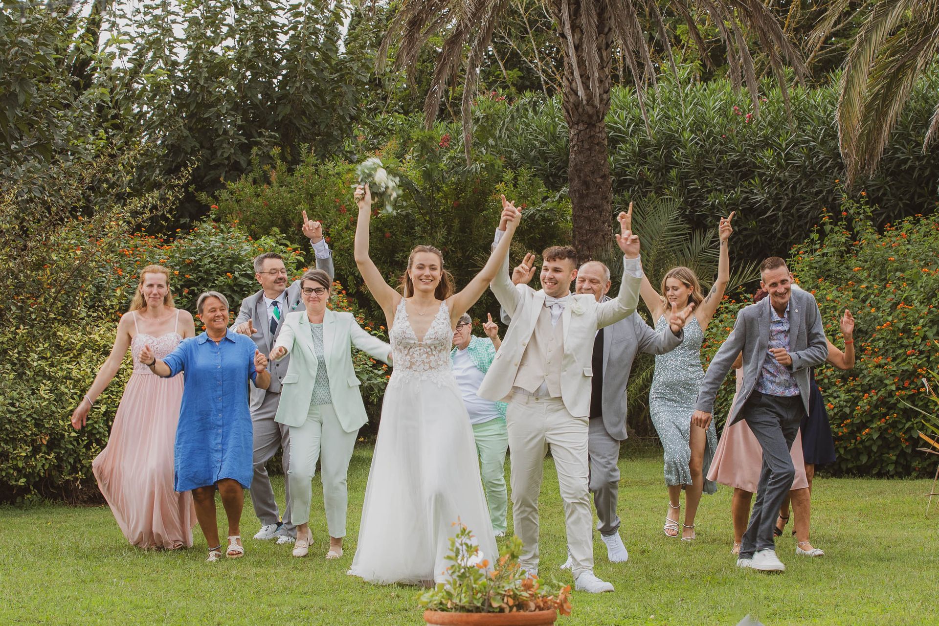 Gruppenbild Reportage Hochzeit