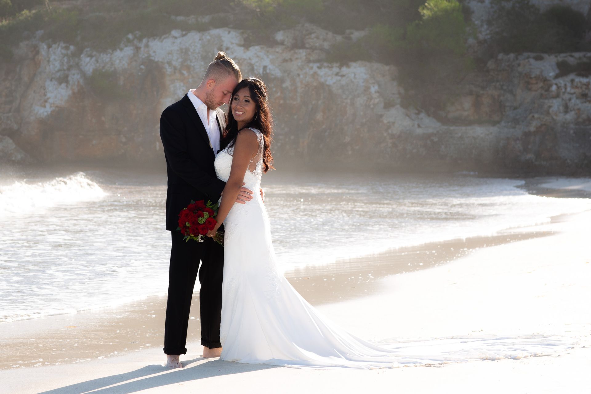 After Wedding Shooting am Strand