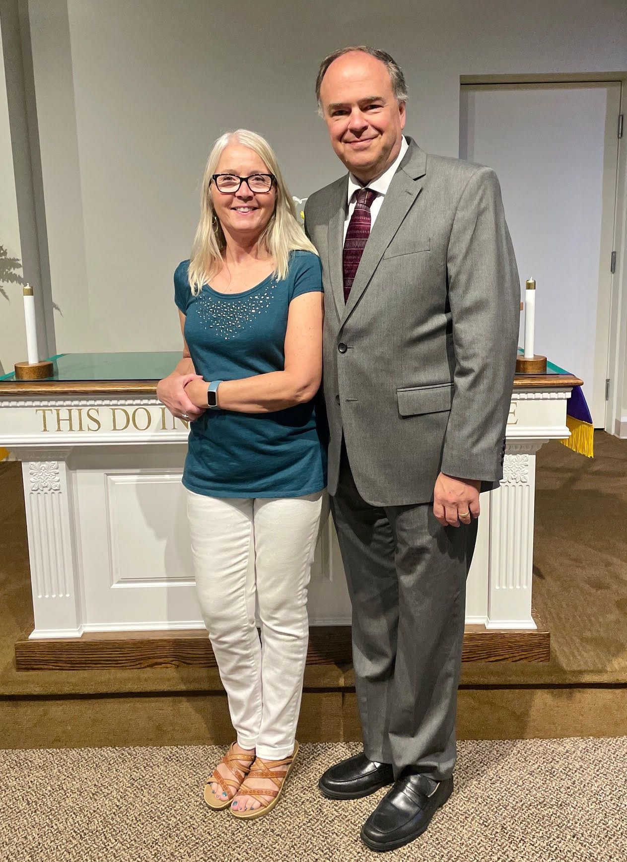 Pastor and Elder of Son Light Bible Church, Mike Nolt, with his wife, Wendy