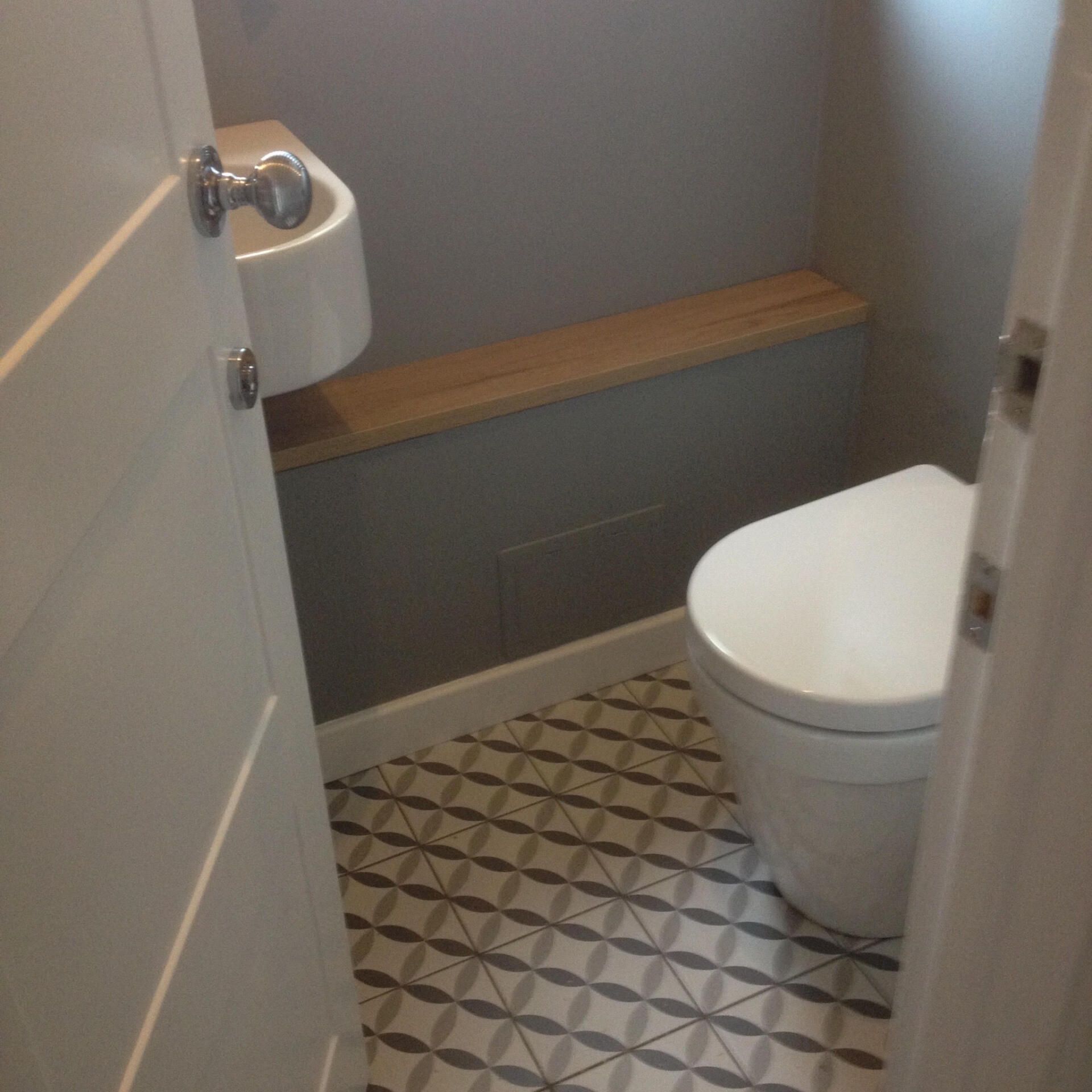 Finished decorated bathroom