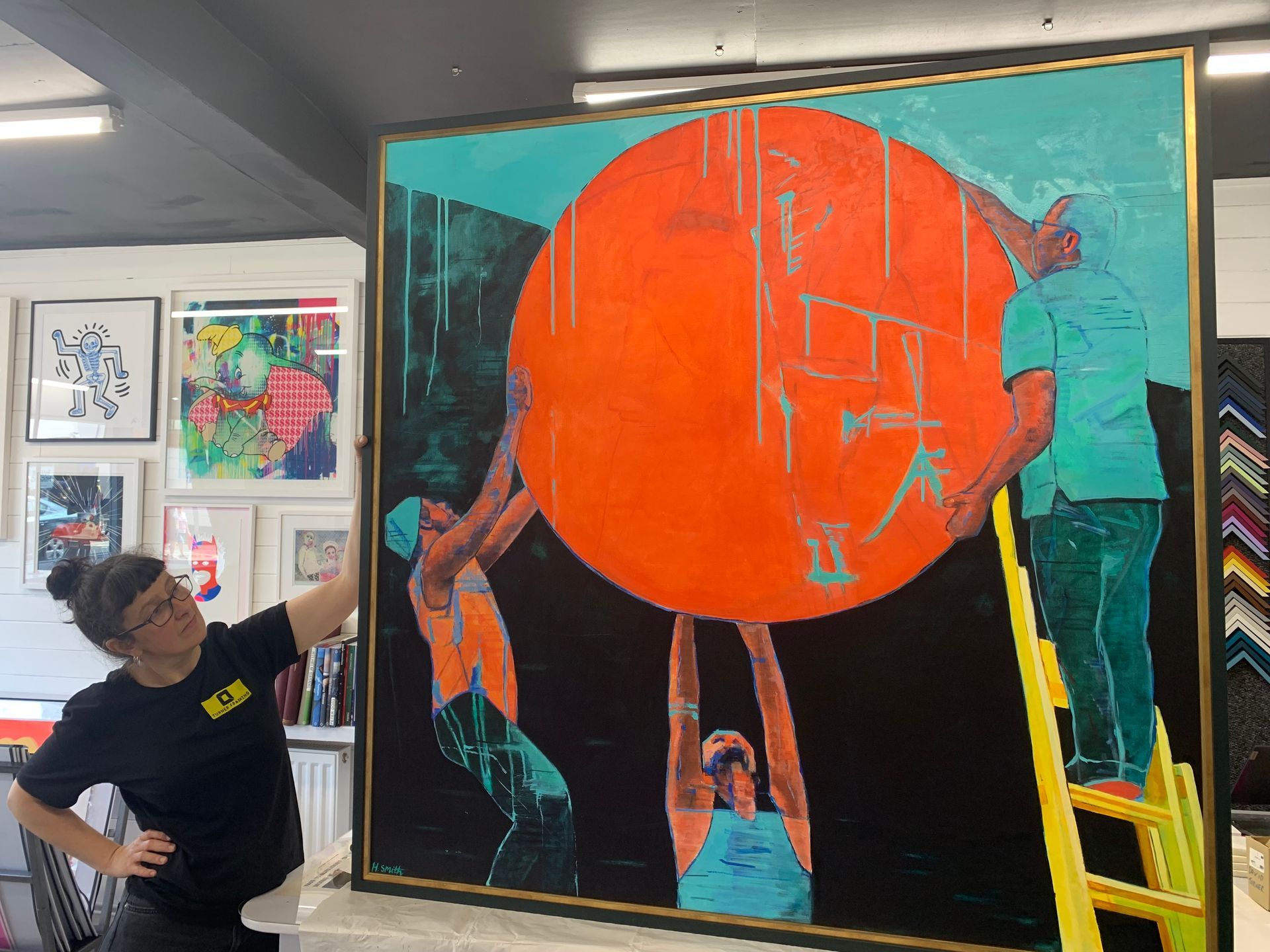 Picture Framing, Belfast, Big Painting, Canvas, Stretching, Oil Painting