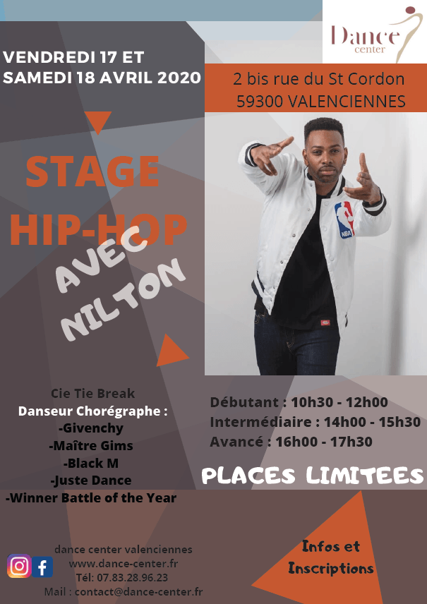 Stage Hip hop avec Nilton
