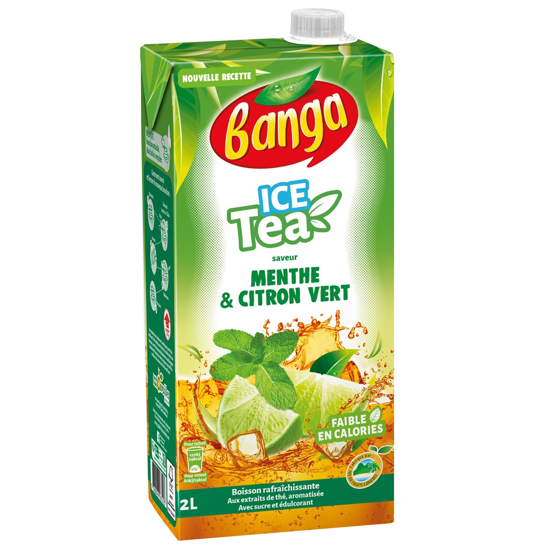 BANGA ice tea saveur pêche