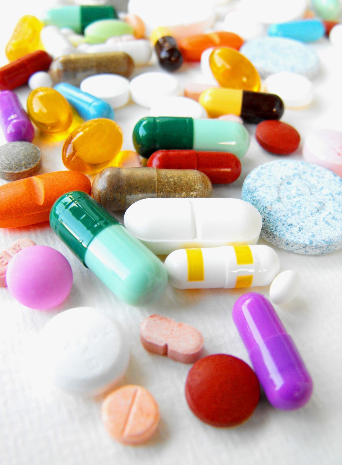 Nahrungsergänzungsmittel in Kapseln, Tabletten