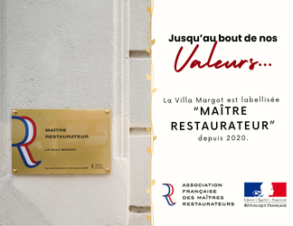 La Villa Margot à Romans : Maitre restaurateur, Maitre restaurateur Drome