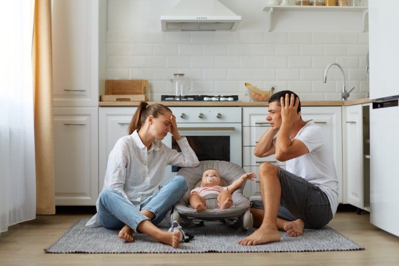 Un bébé en régression du sommeil