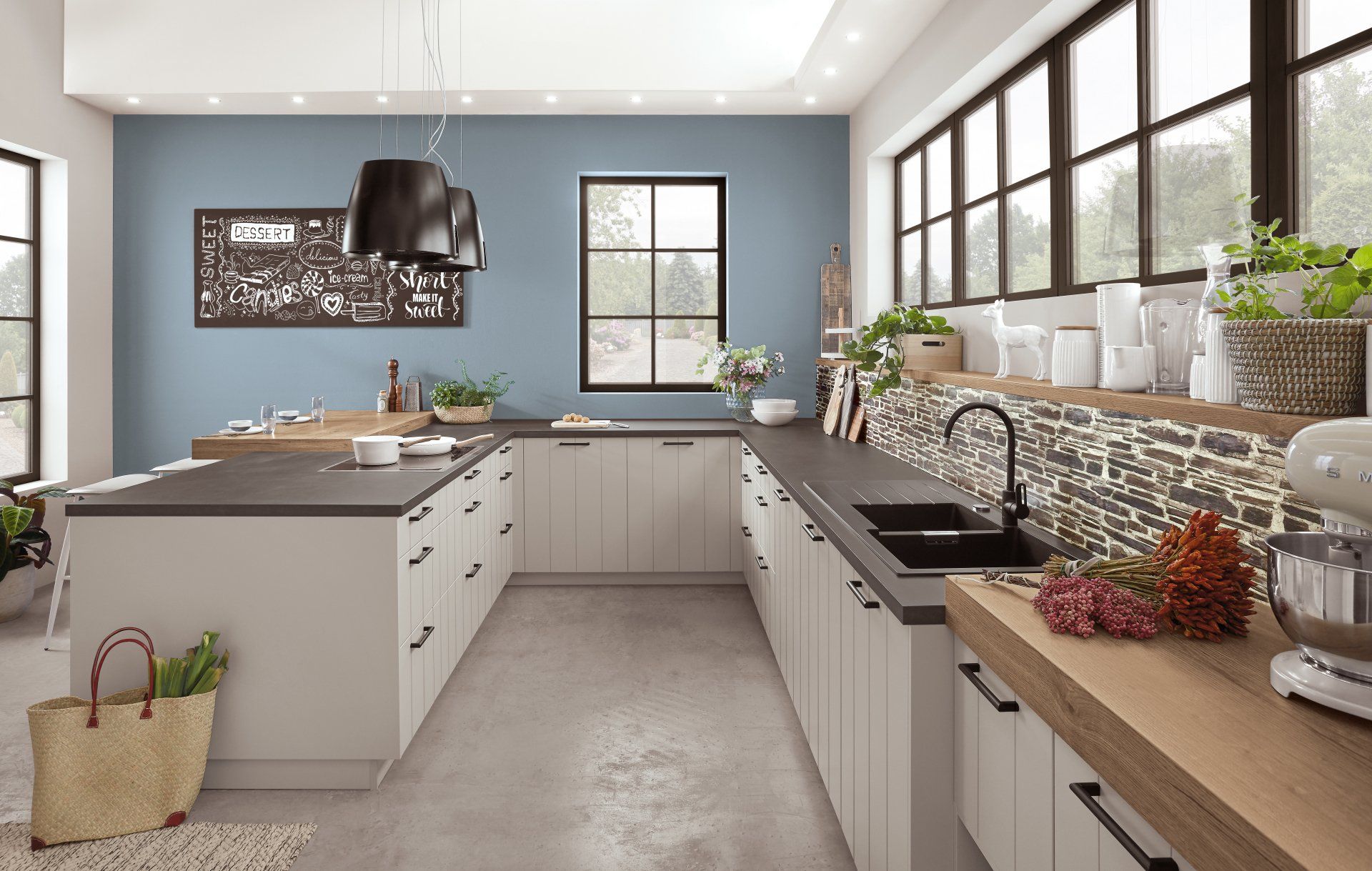 Cocina península