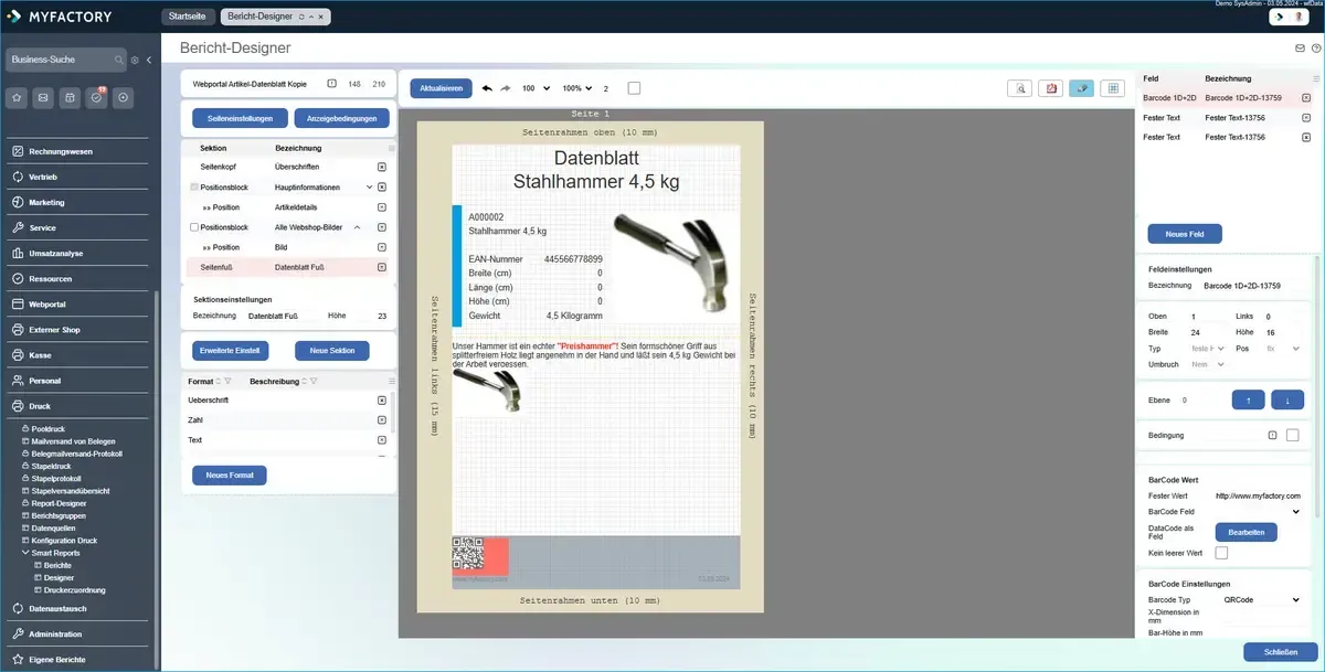 SOS-Software Myfactory Unternehmensplanung SOS-Software Myfactory Unternehmensplanung