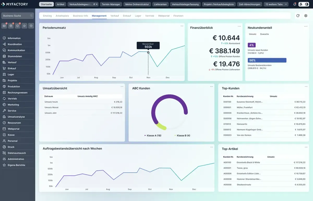 SOS - Software Myfactory Lagerverwaltung