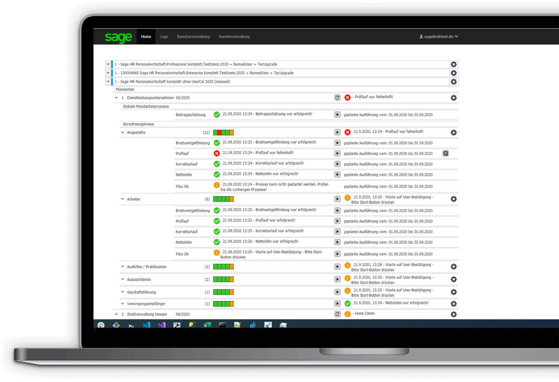 SOS - Software SAGE HR Suite Personalabrechnung