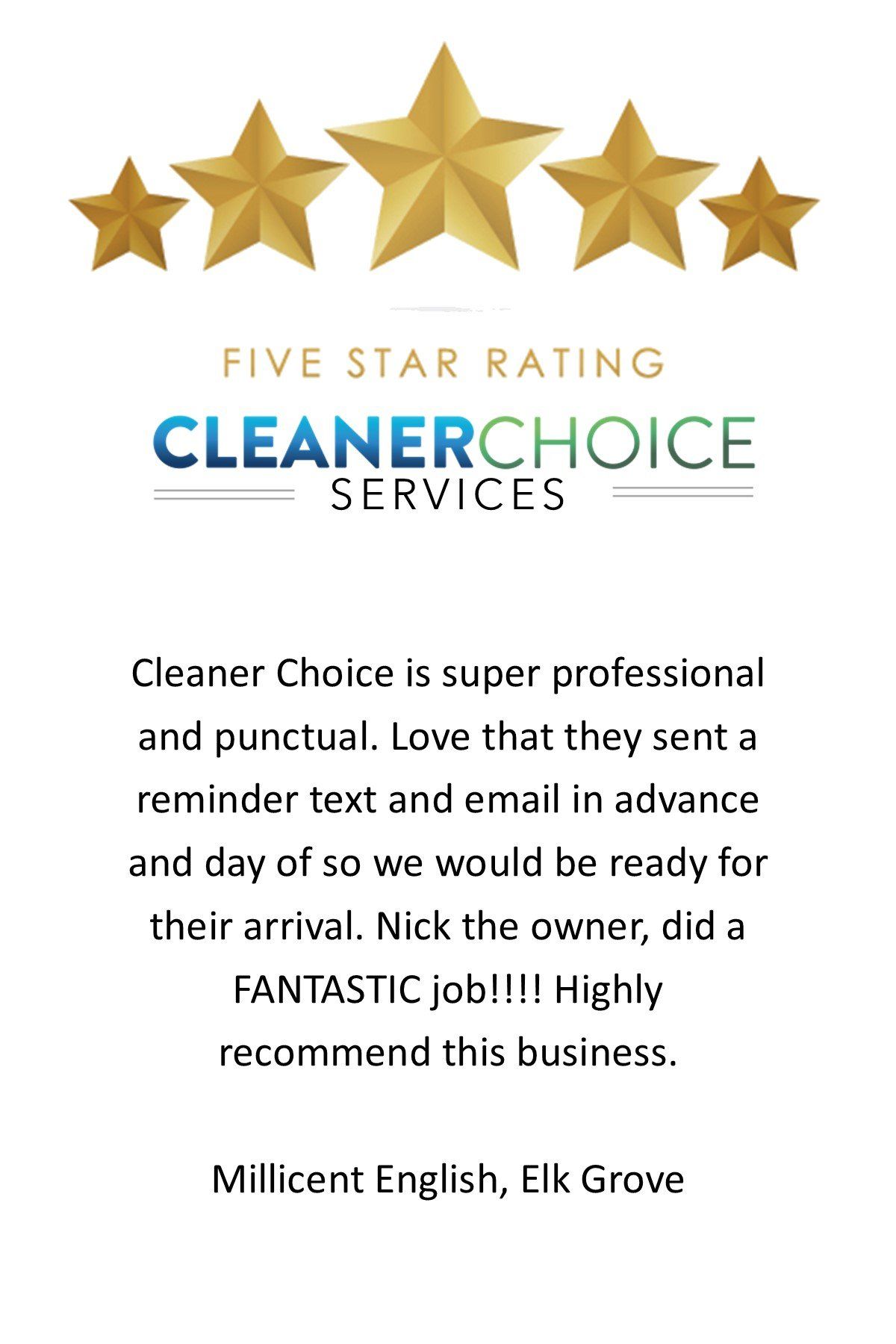 Lodi 5 Star Google Review