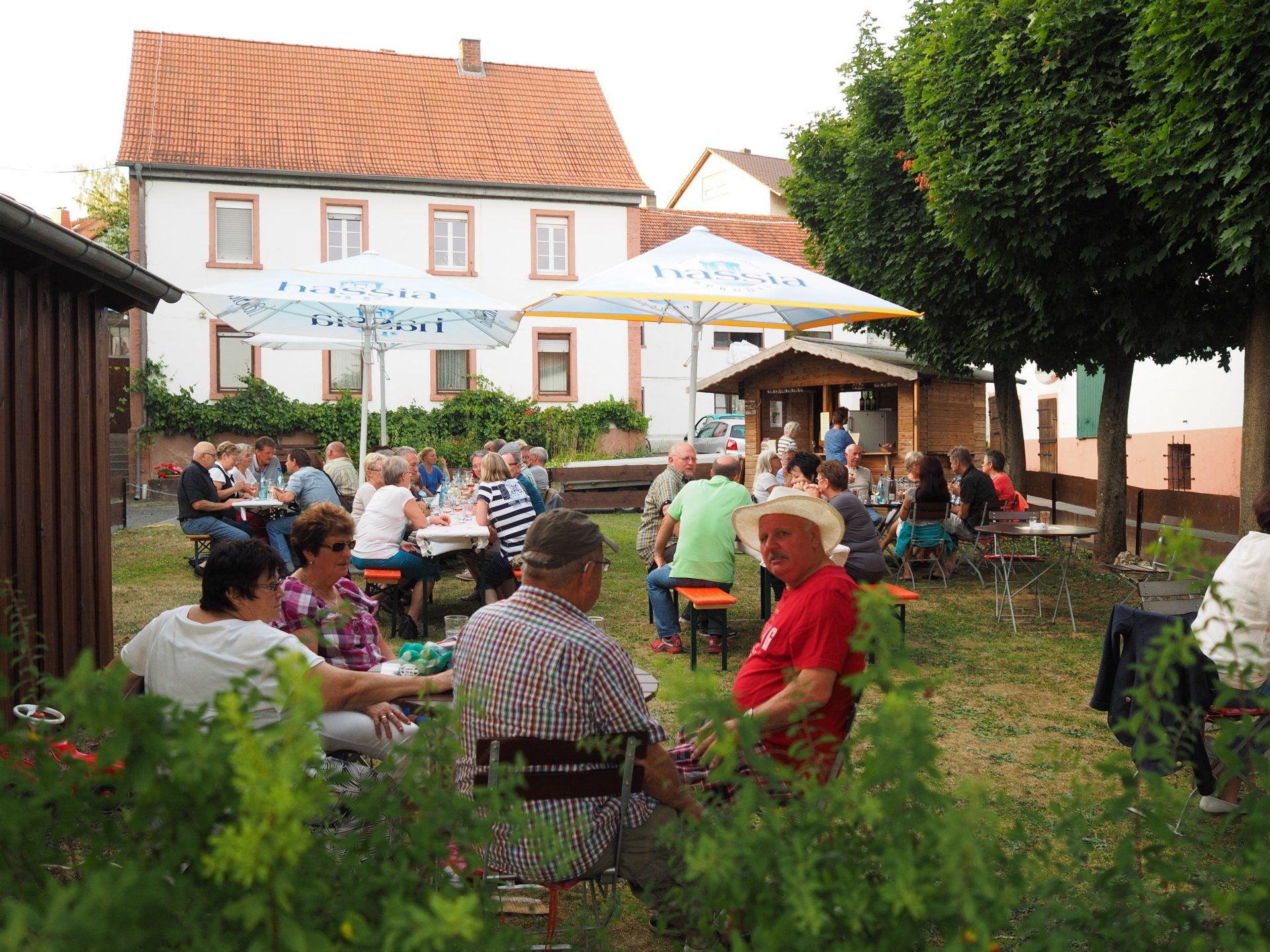 Sommer Ausschank im Weingut Lohmühle Groß-Umstadt