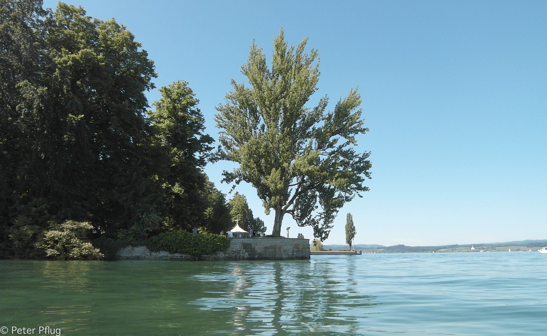Mainau von der Seeseite
