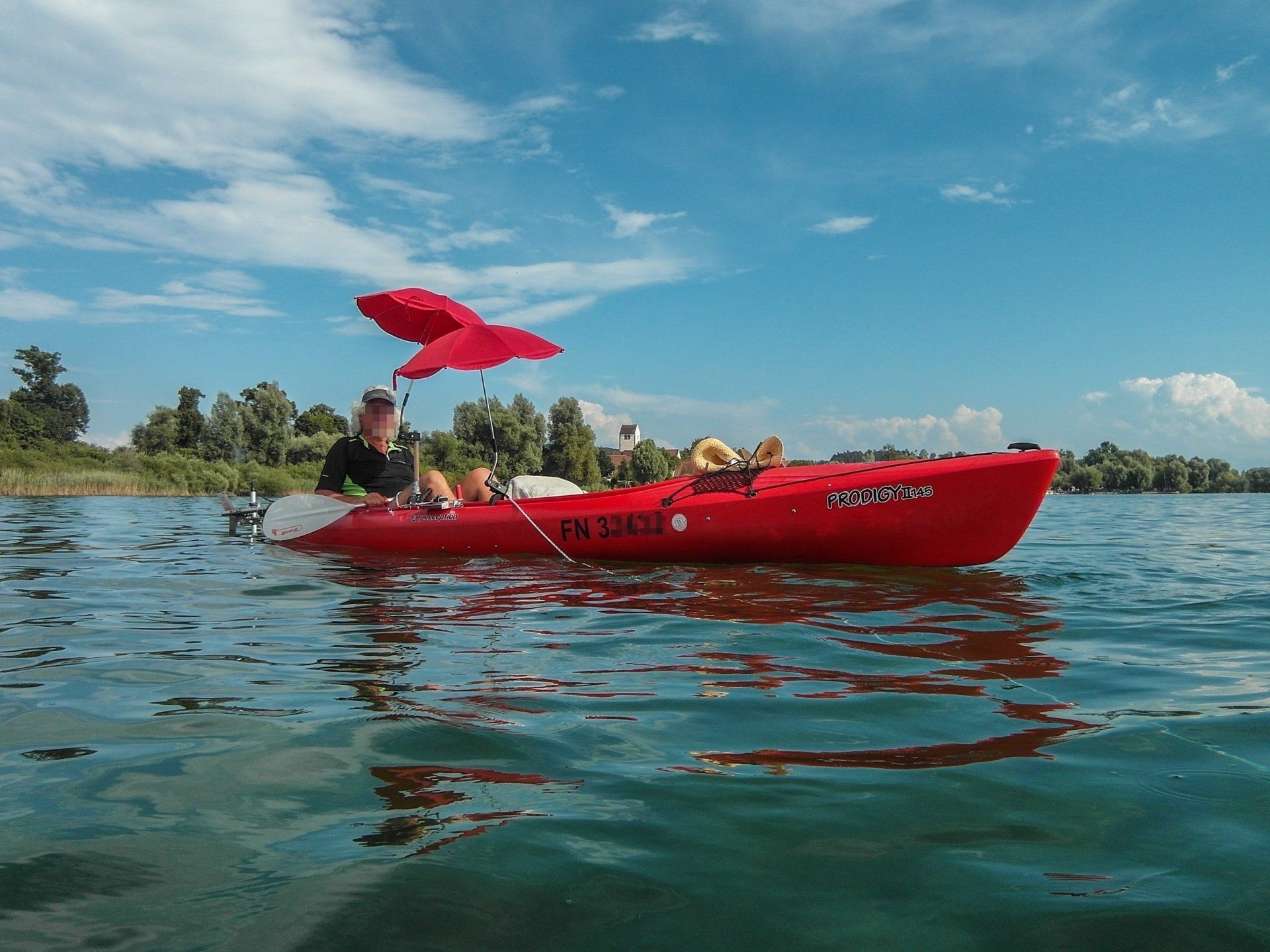 Gemütlichkeit im Kajak